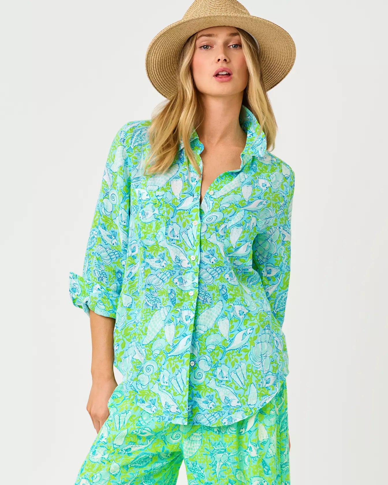 Sea View Button Down