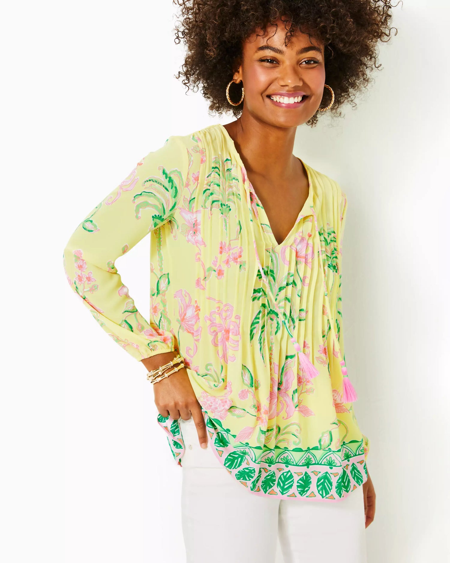 Lilly Pulitzer | Marilina Long Sleeve Tuni | Lilly Pulitzer | Cloister Collection Designer Fashion