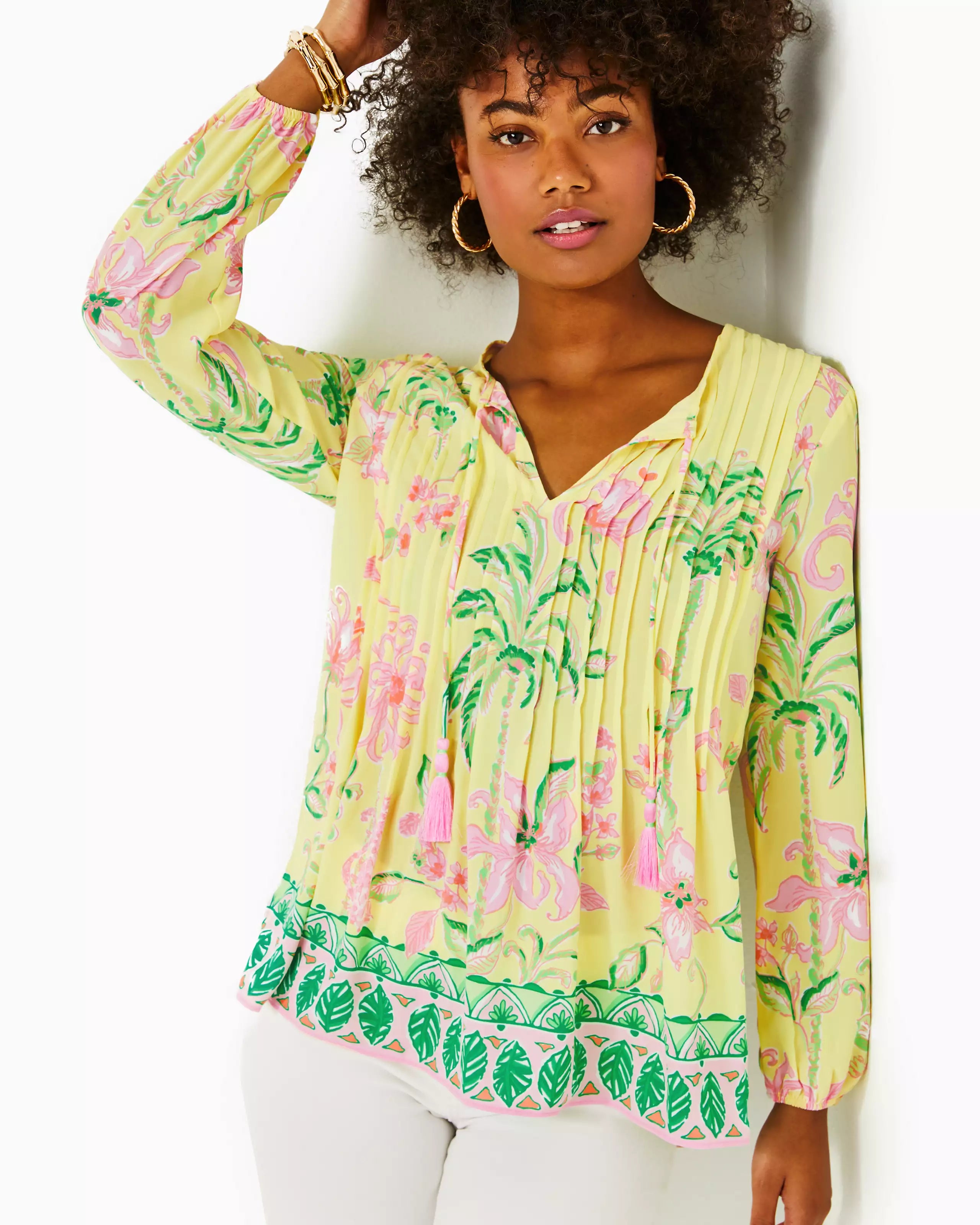 Lilly Pulitzer | Marilina Long Sleeve Tuni | Lilly Pulitzer | Cloister Collection Designer Fashion