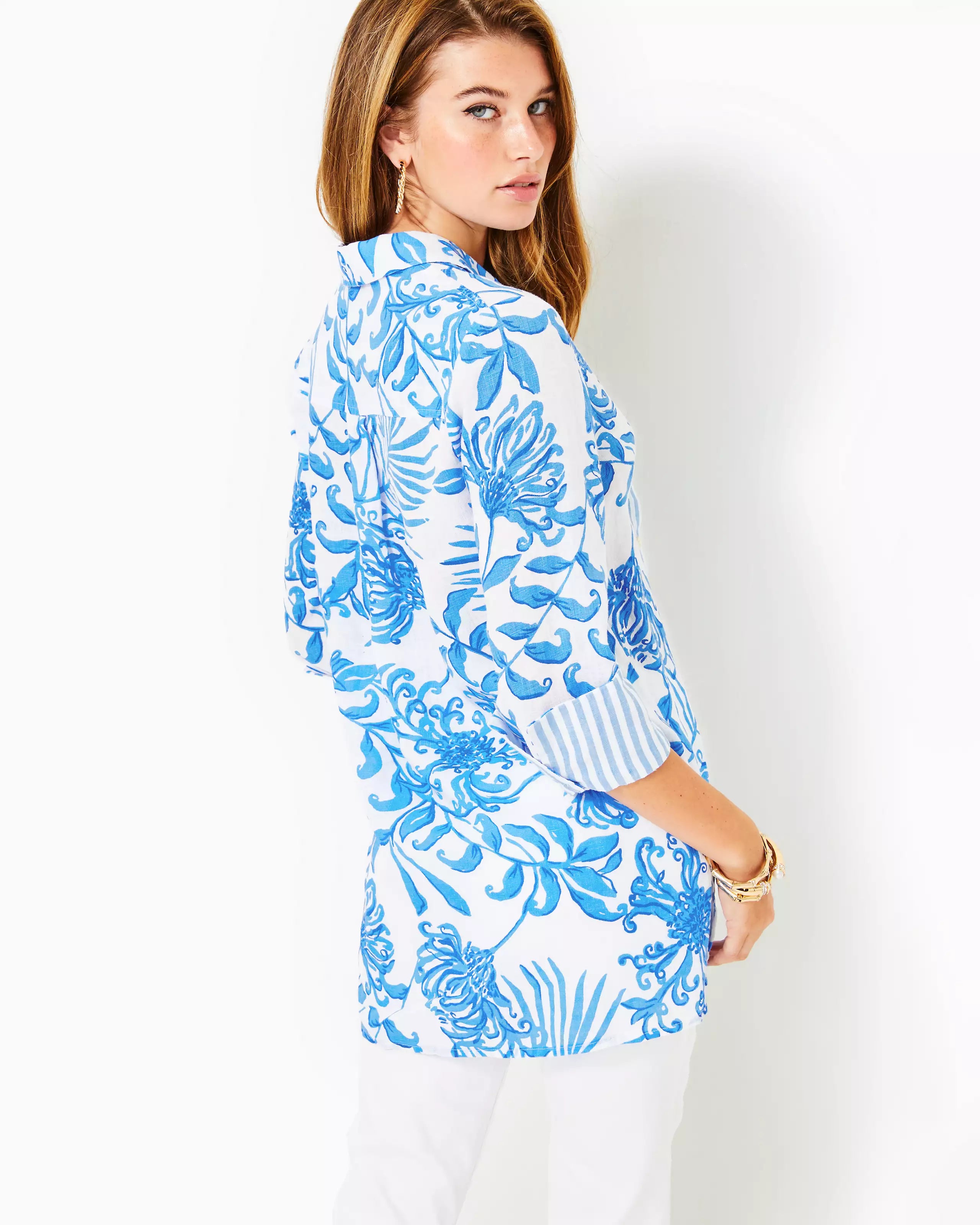 Lilly Pulitzer | Riverlyn Pieced Print Tunic | Lilly Pulitzer | Cloister Collection Designer Fashion