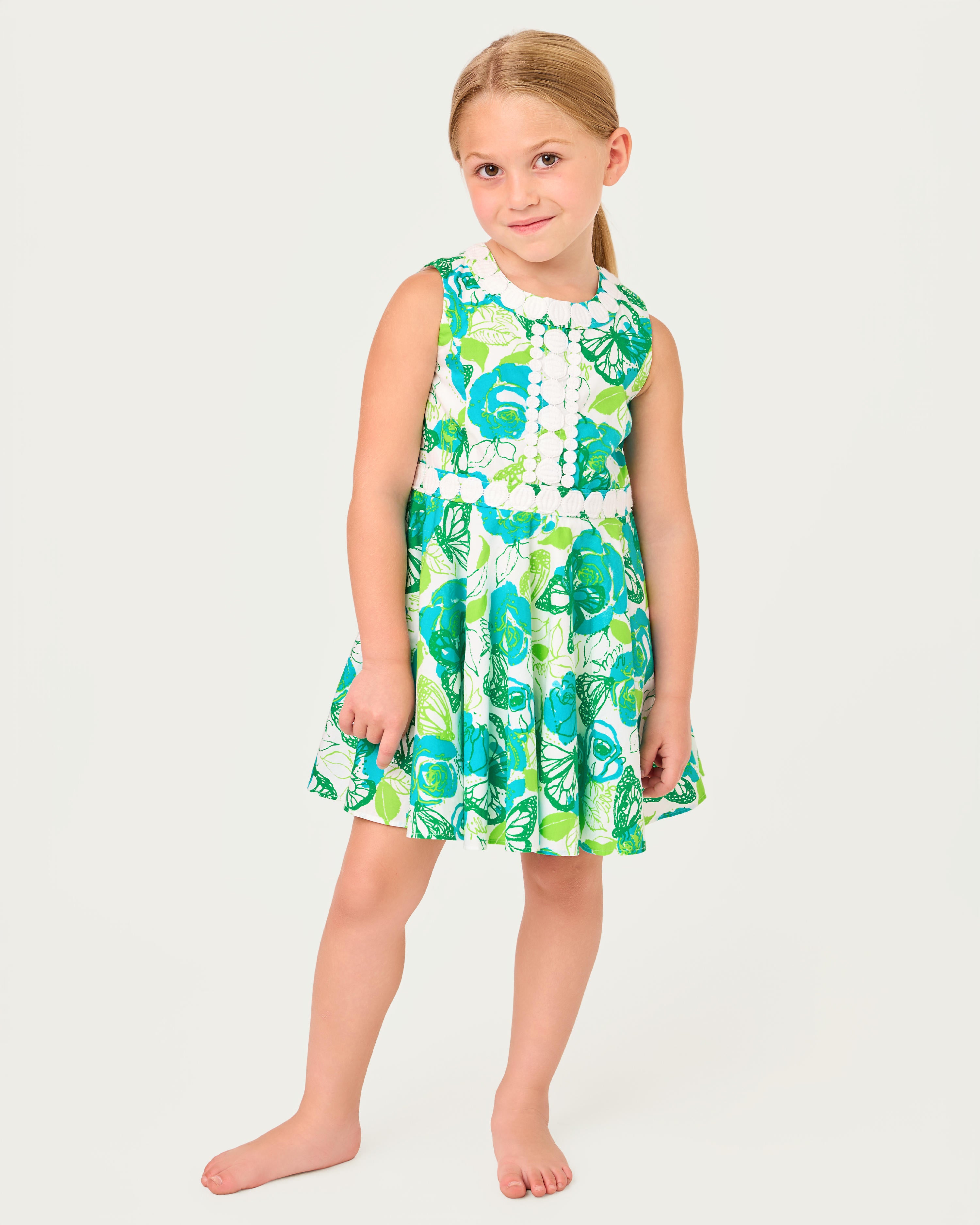 Idala Dress - Resort White Monarch