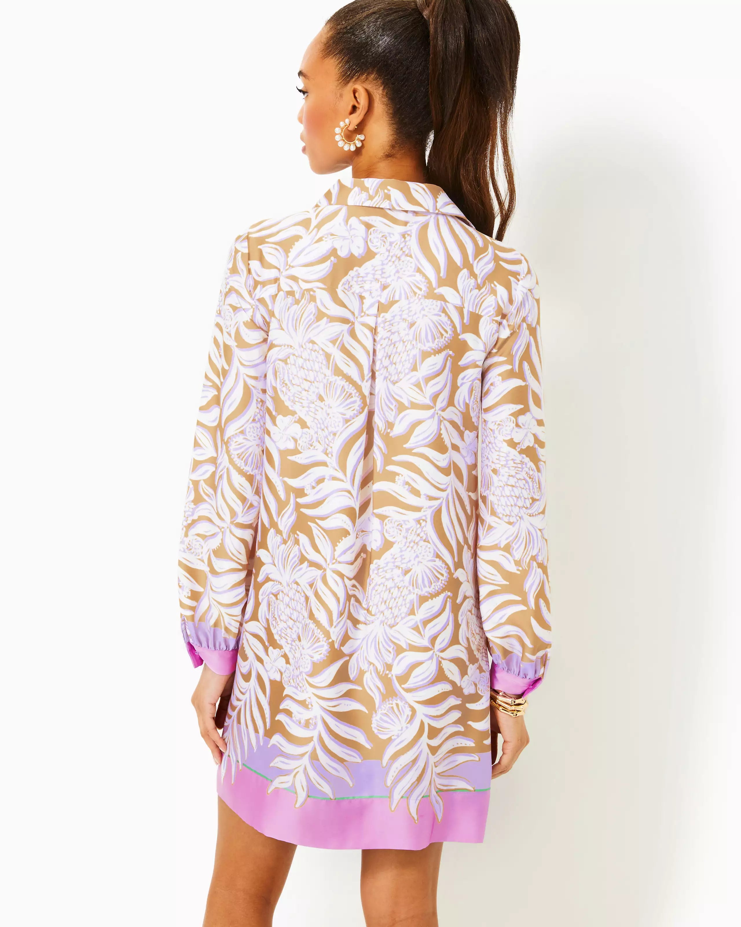 Lilly Pulitzer | Iralanne Long Sleeve Popover Dress | Lilly Pulitzer | Cloister Collection Designer Fashion