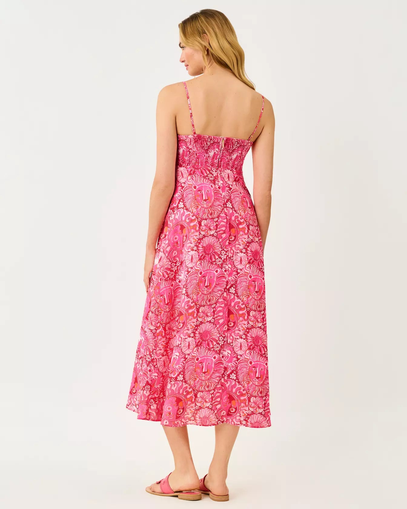 Jorgian Linen Midi Dress