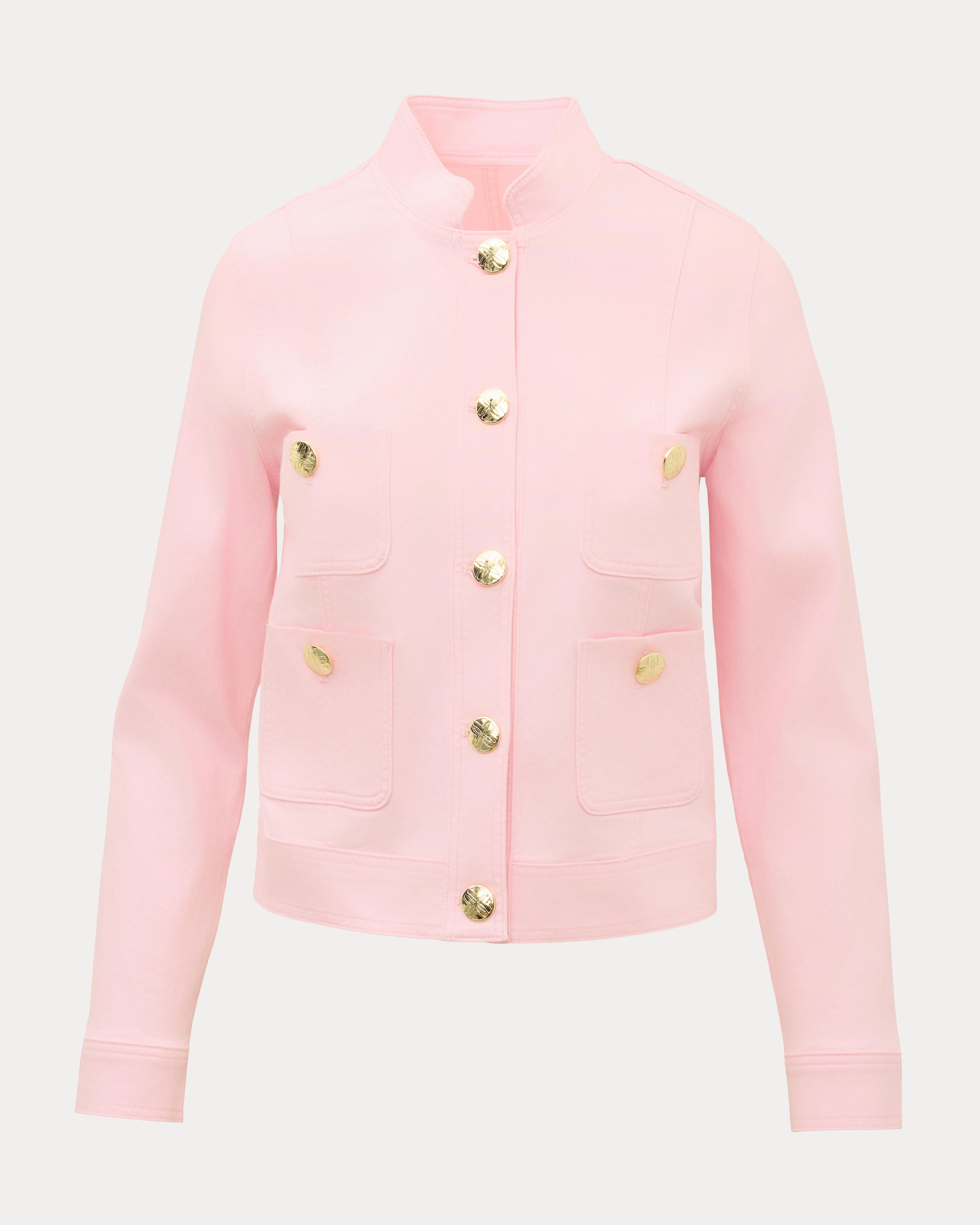 Shepa Denim Jacket - Pink Muse