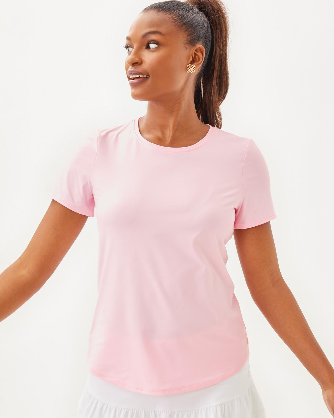 Lilly Pulitzer | UPF 50+ Luxletic Westley Active Tee - Pink Muse