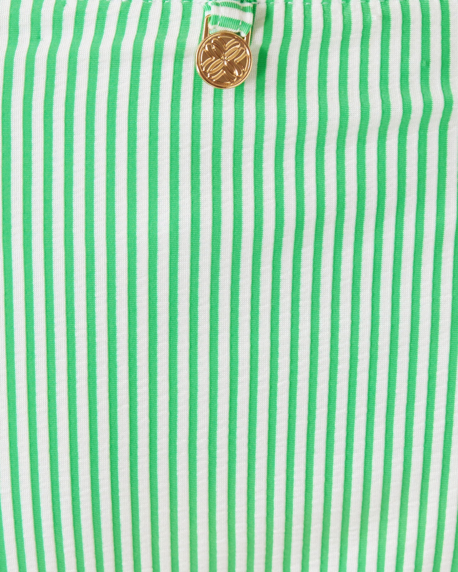 Lilly Pulitzer | Mal Bikini Bottom - Fauna Green Seersucker Stripe