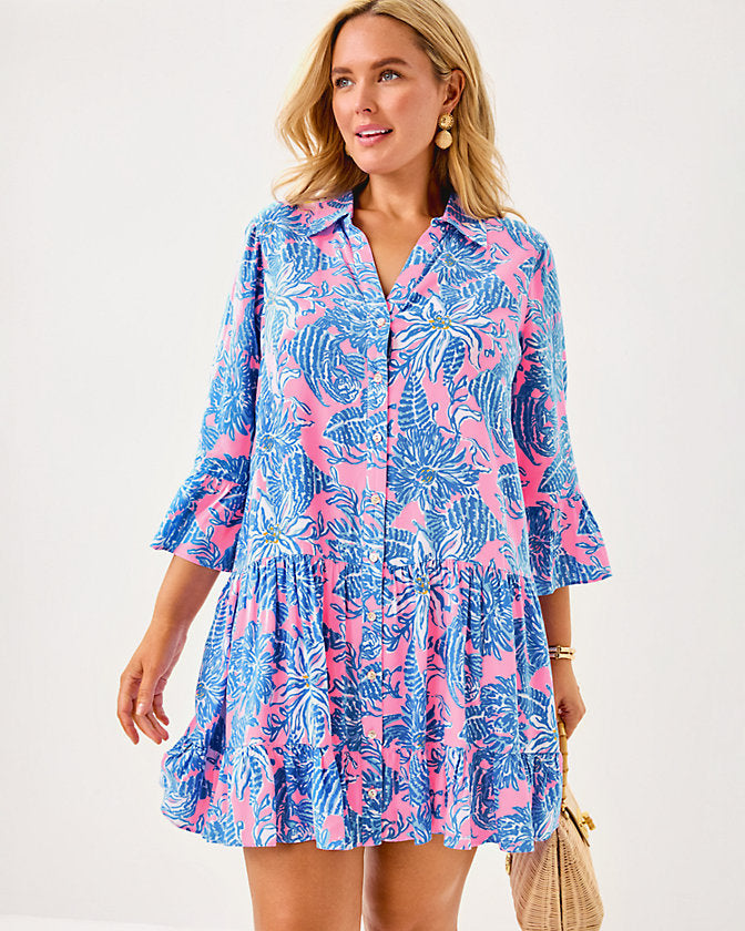 Lilly Pulitzer | Diantha Tunic Dress - Conch Shell Pink Up Scale
