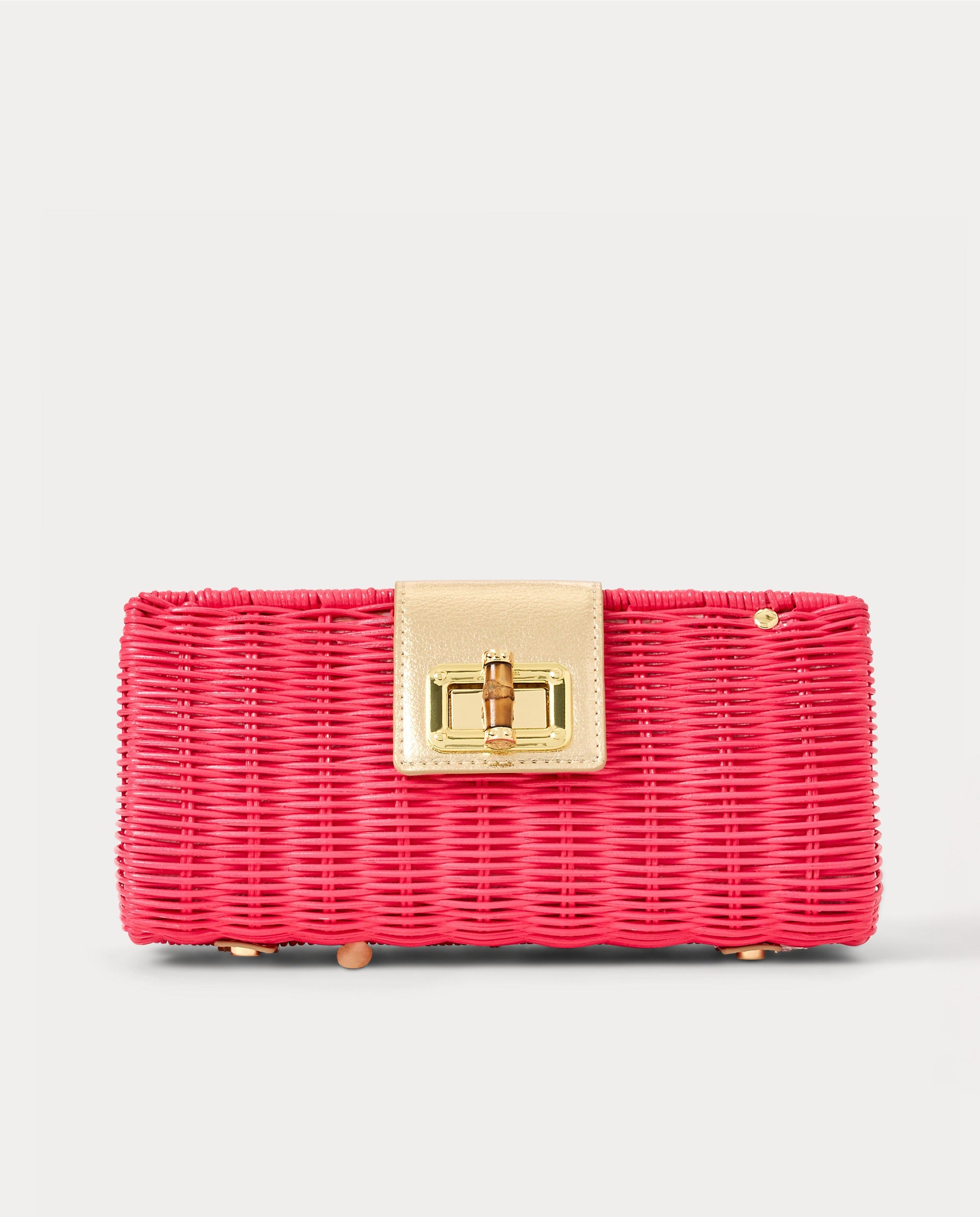 Leena Wicker Clutch
