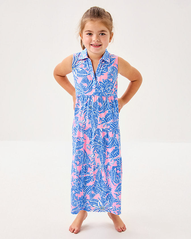 Lilly Pulitzer | Mini Riegan Maxi Dress - Conch Shell Pink Up Scale