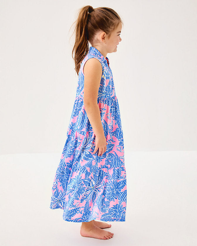 Lilly Pulitzer | Mini Riegan Maxi Dress - Conch Shell Pink Up Scale