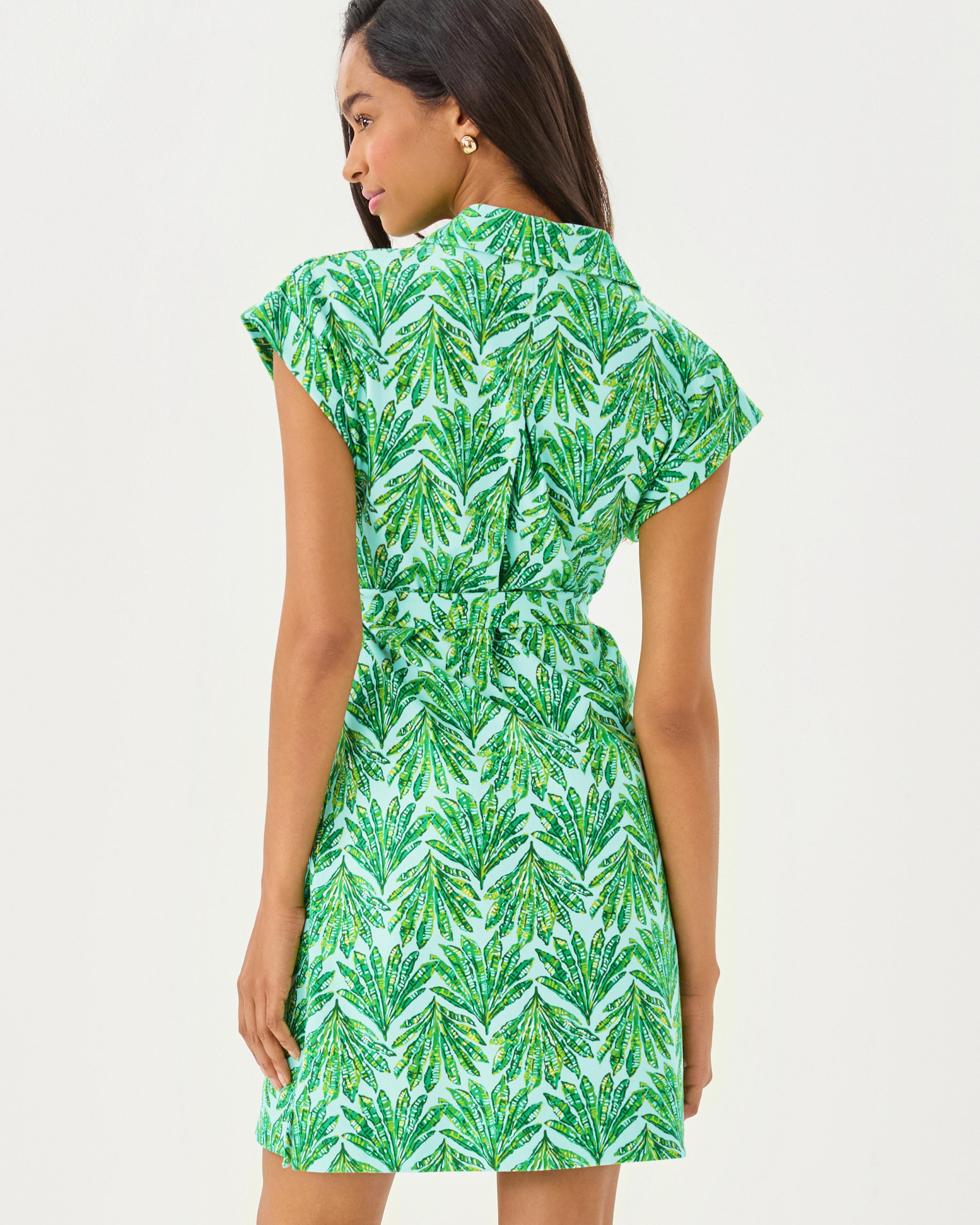 Lilly Pulitzer | Emersyn Dress - Kitts Green Crossgrain Shady Babe