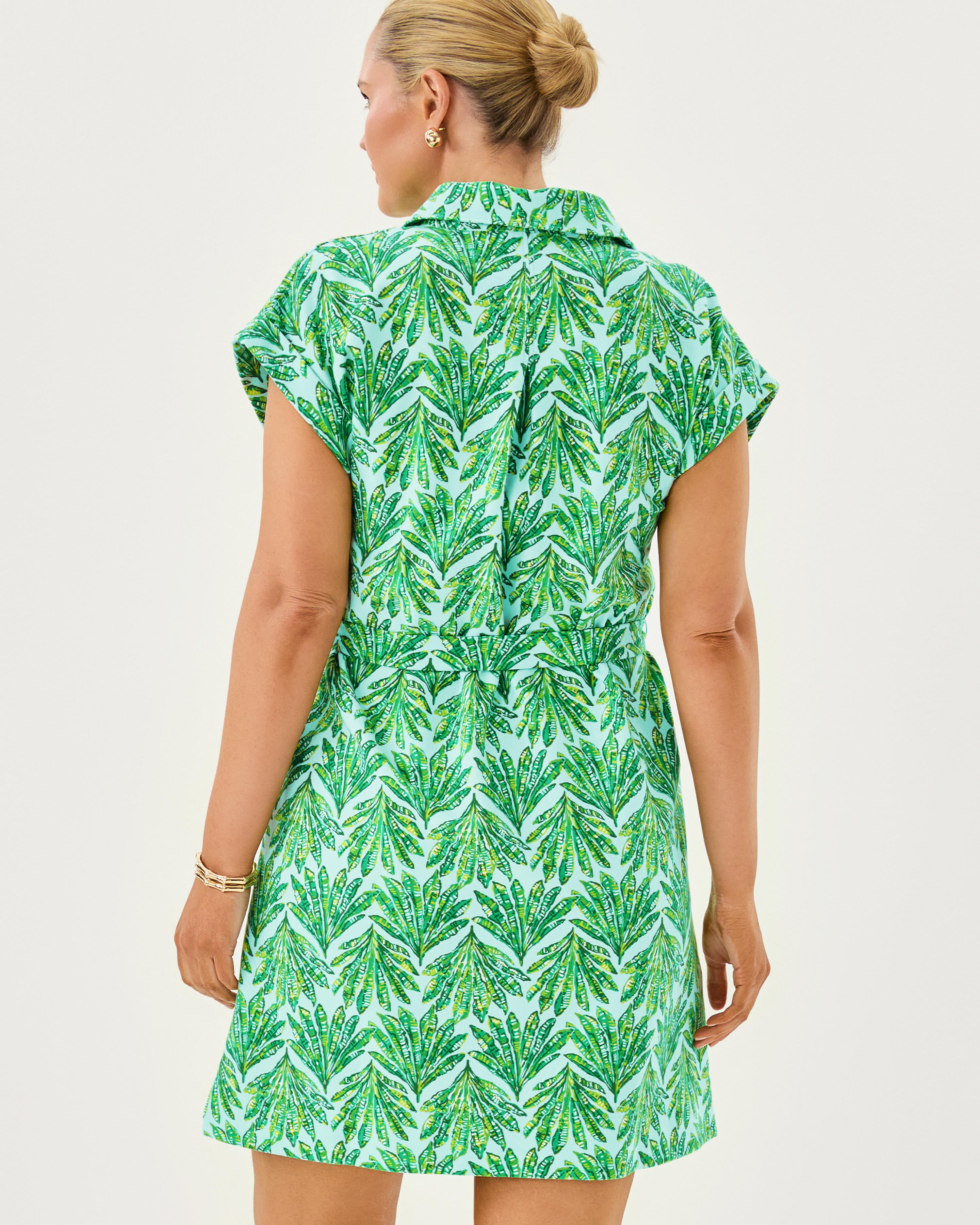 Lilly Pulitzer | Emersyn Dress - Kitts Green Crossgrain Shady Babe