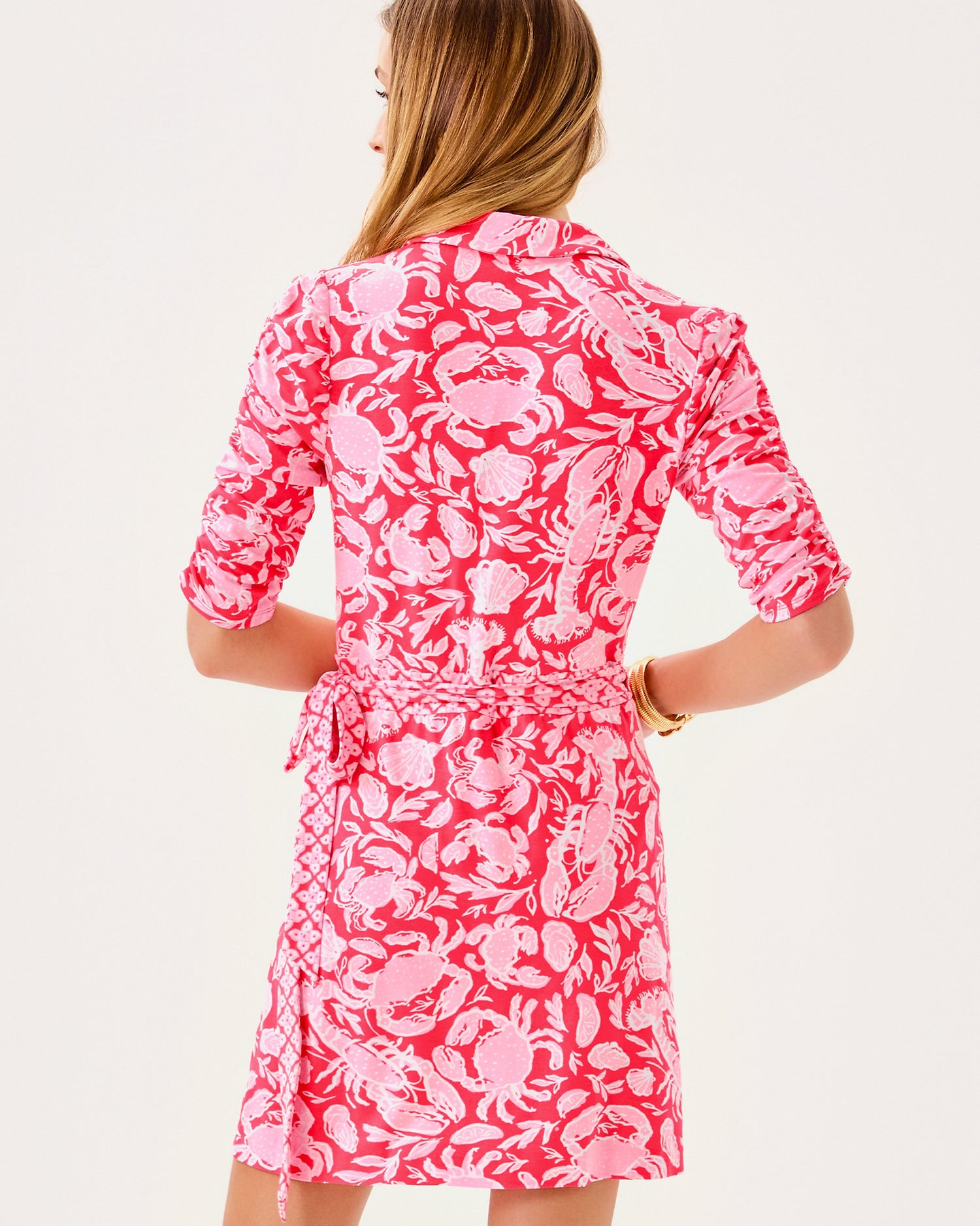 Lilly Pulitzer | Ibby Skirted Romper - Cane Coral Crab Collab