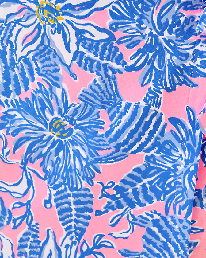 Lilly Pulitzer | Fetia Skort Upf 50+ - Conch Shell Pink Up Scale Golf