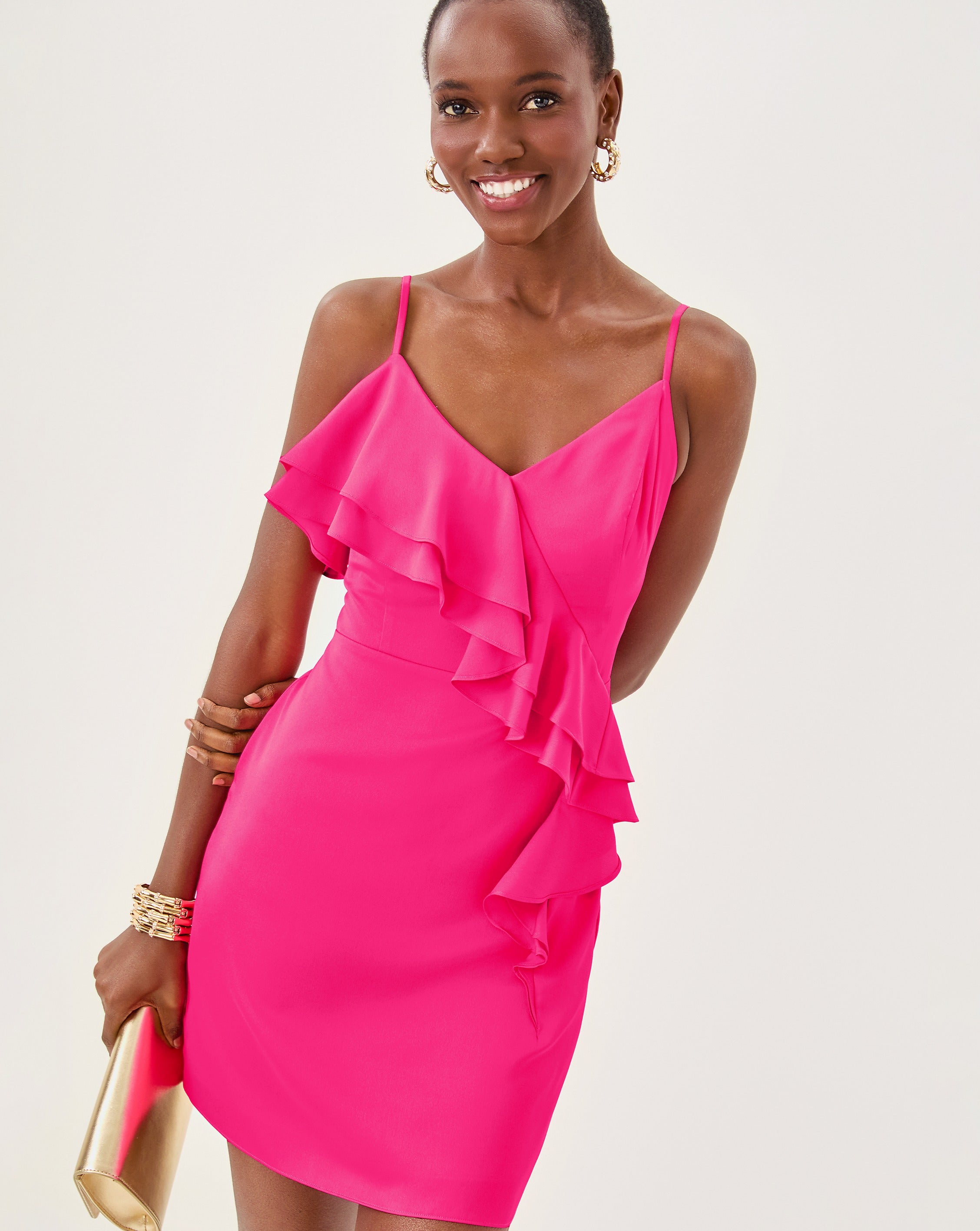 Delila Dress - Parigi Pink