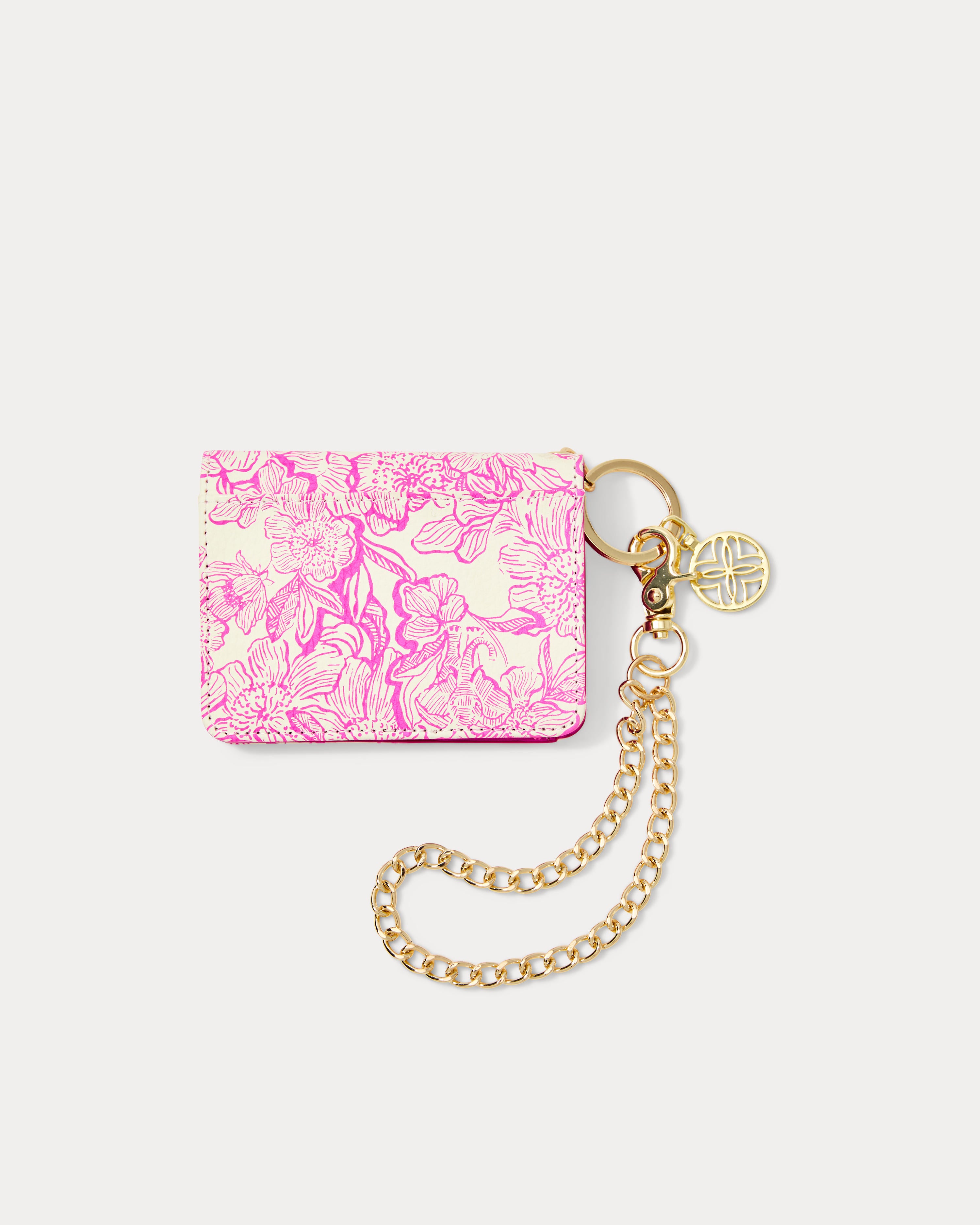 Lilly Pulitzer | Snap Card Case, Unforgettable Pink