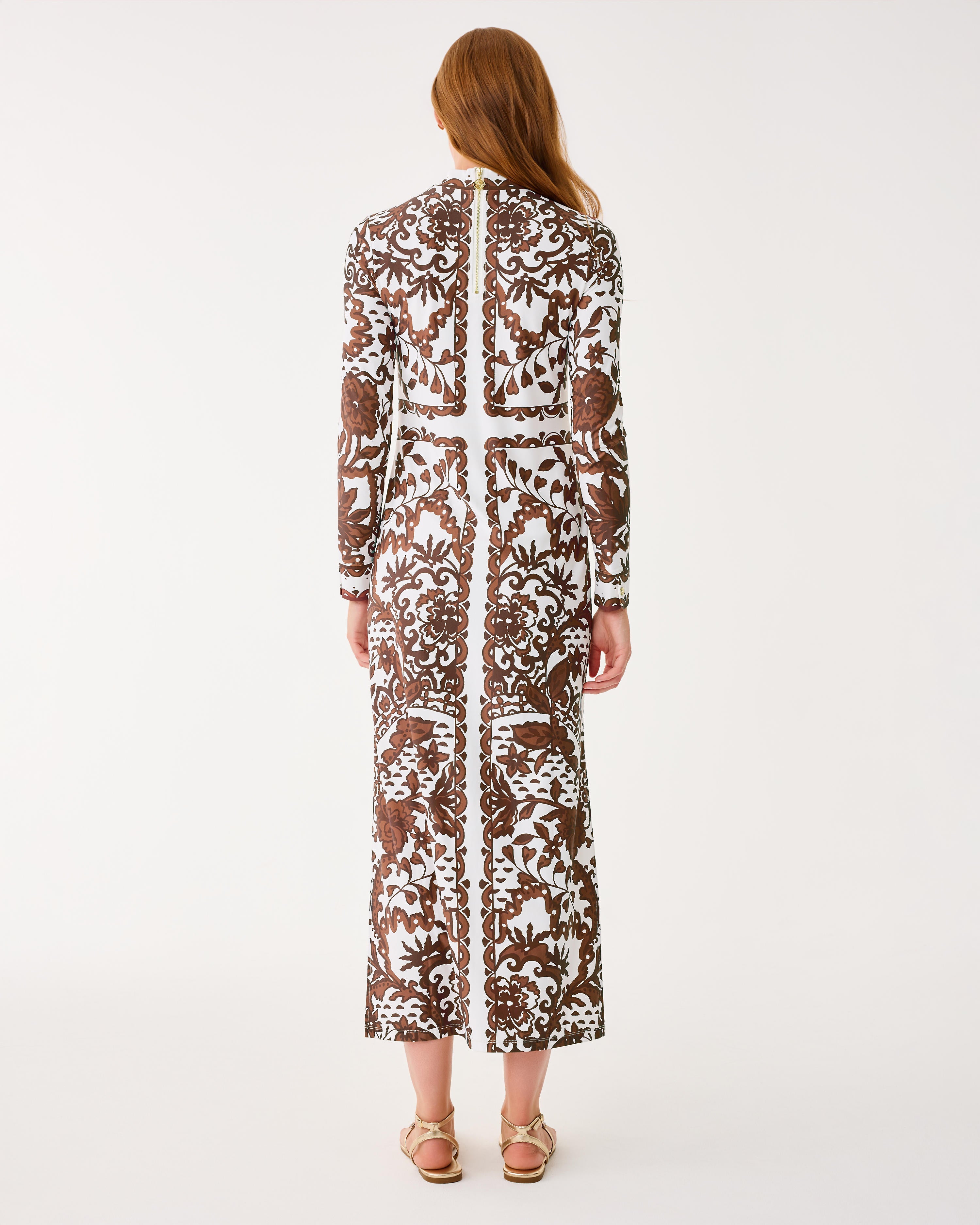 Lilly Pulitzer | Quinn Upf 50+ Long Sleeve Maxi Dress