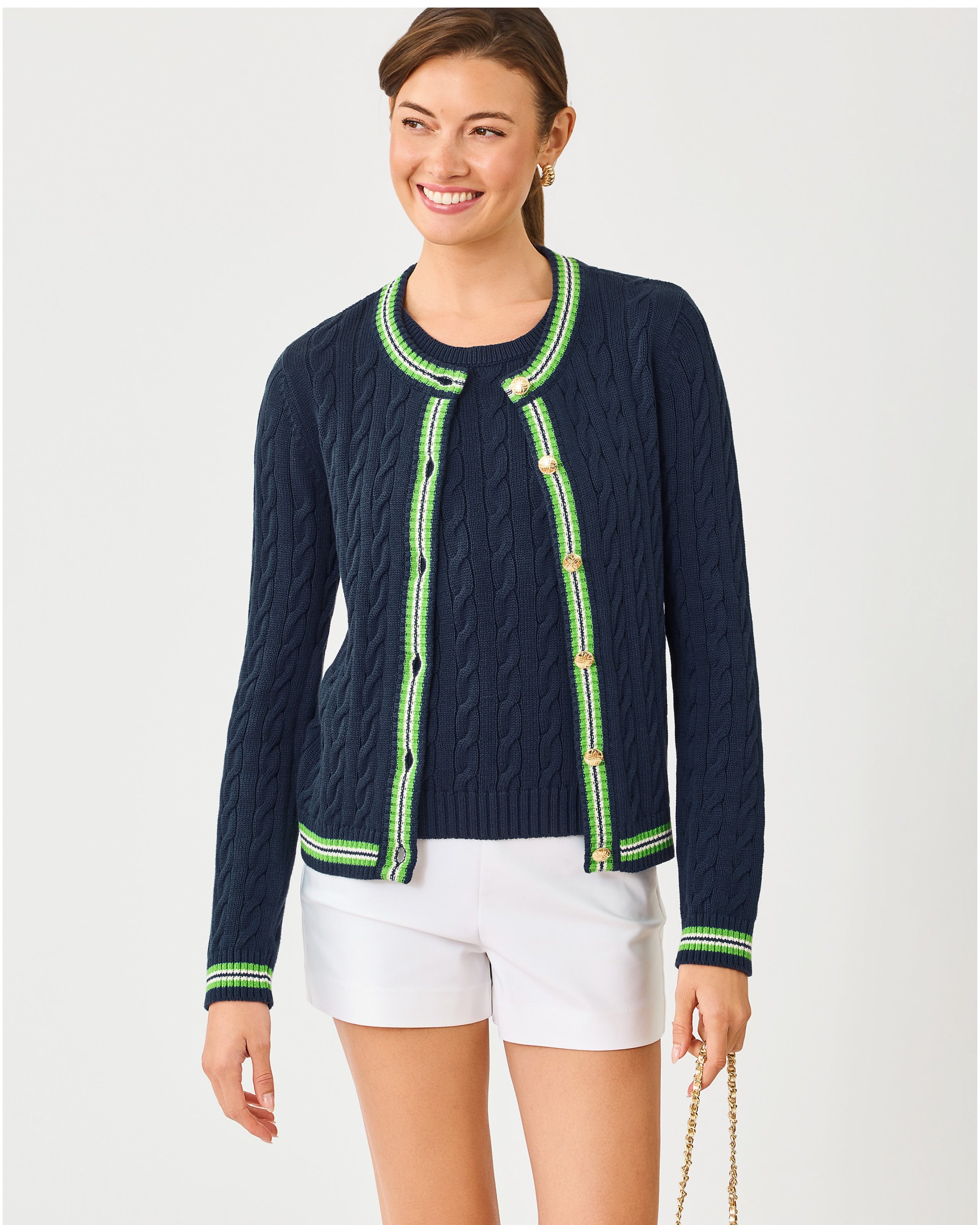 Brockton Crew Neck Cardigan