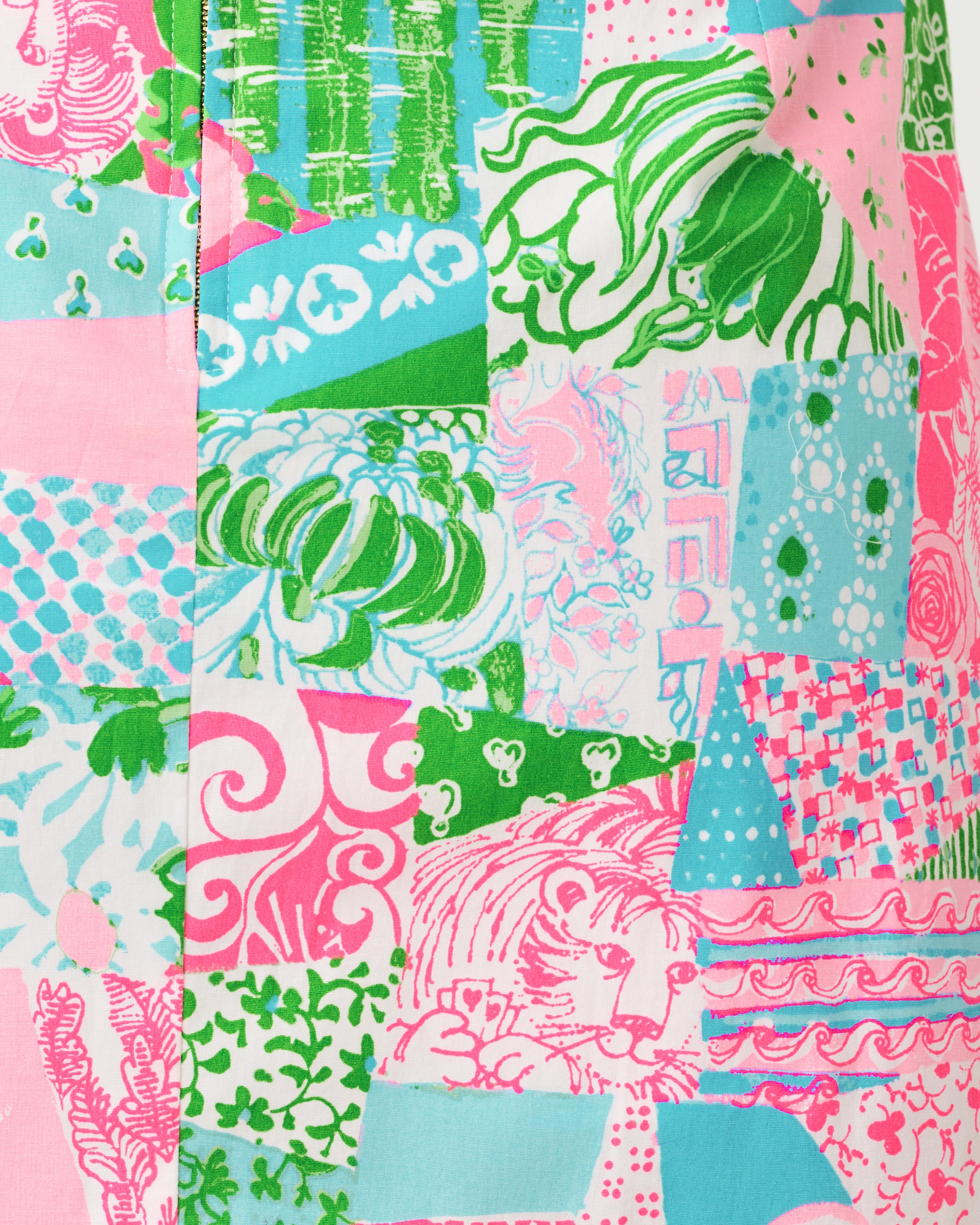 La Costa Mini Skort - Multi Crazy Quilt