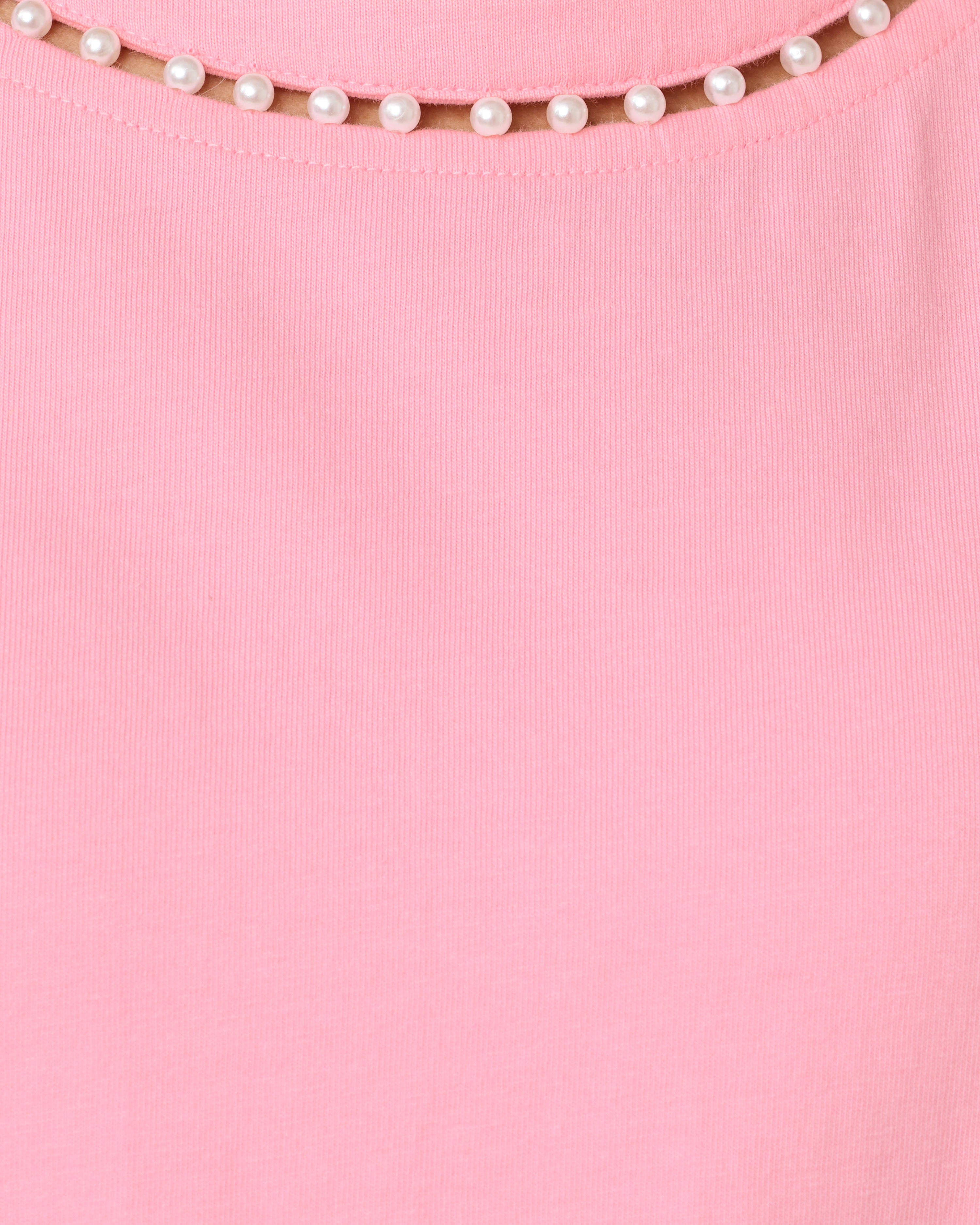 Clairmont Pearl Knit Top - Conch Shell Pink