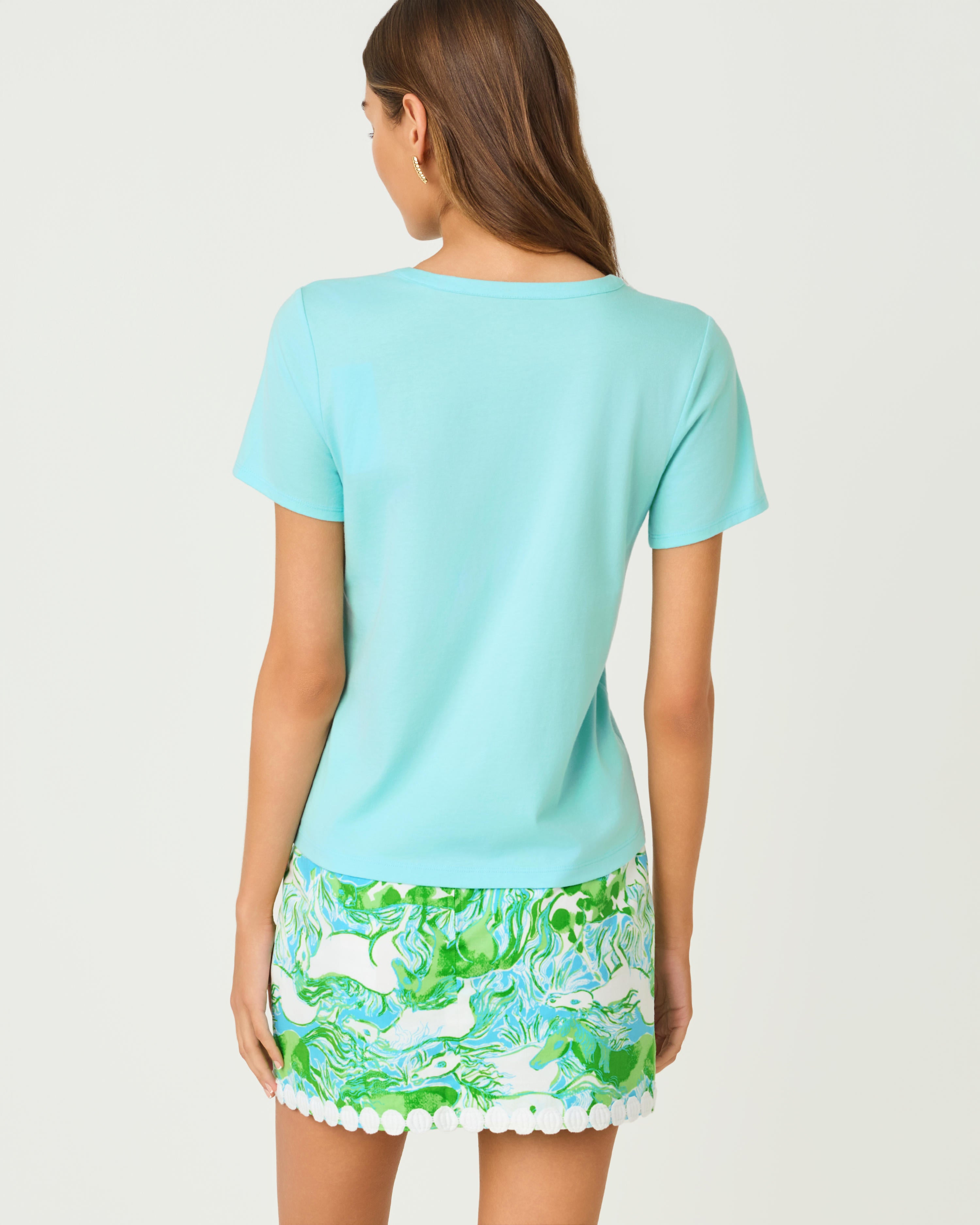 Clairmont Pearl Knit Top - Day Dream Blue
