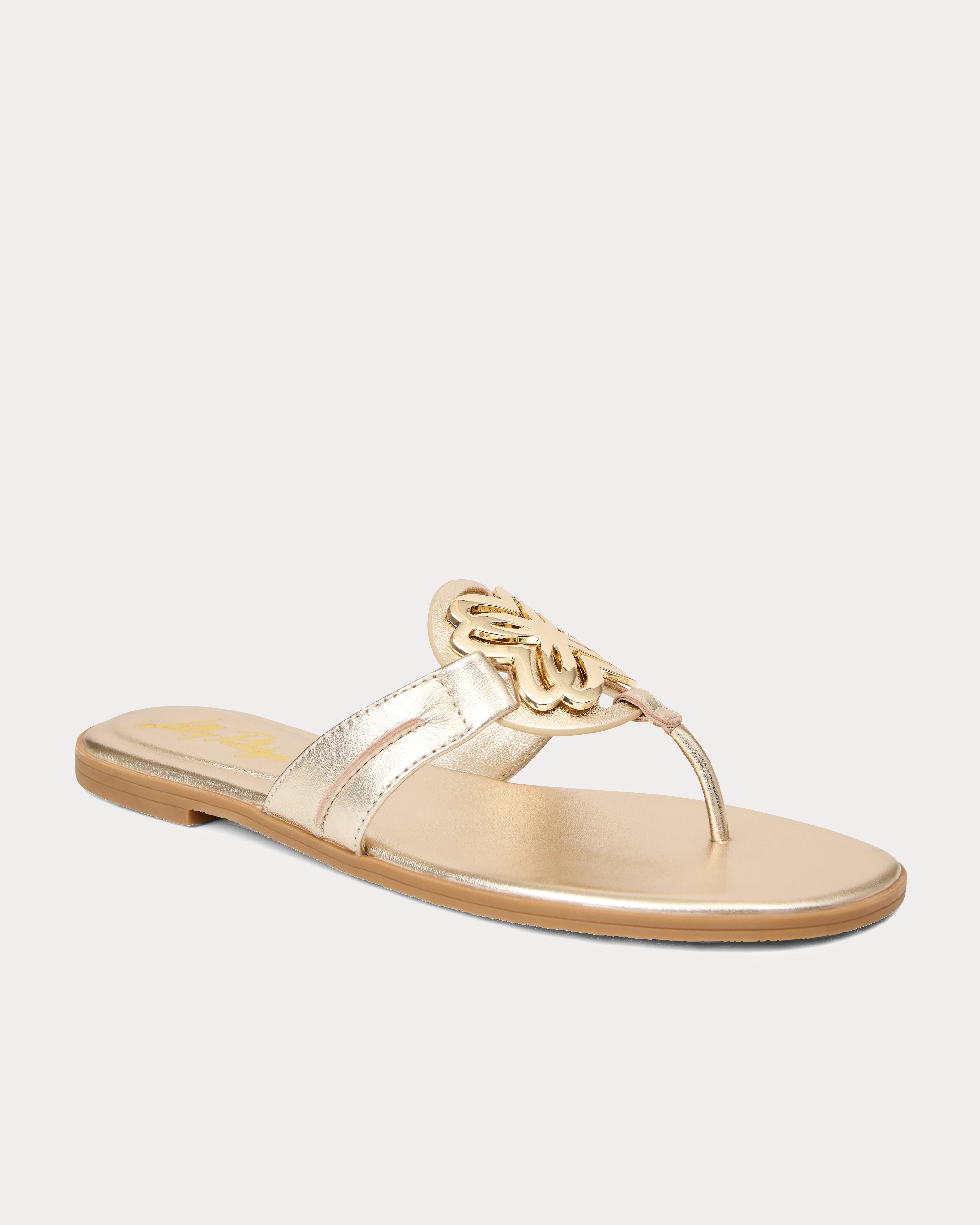 Lilly Pulitzer | The Lilly Sandal - Gold Metallic