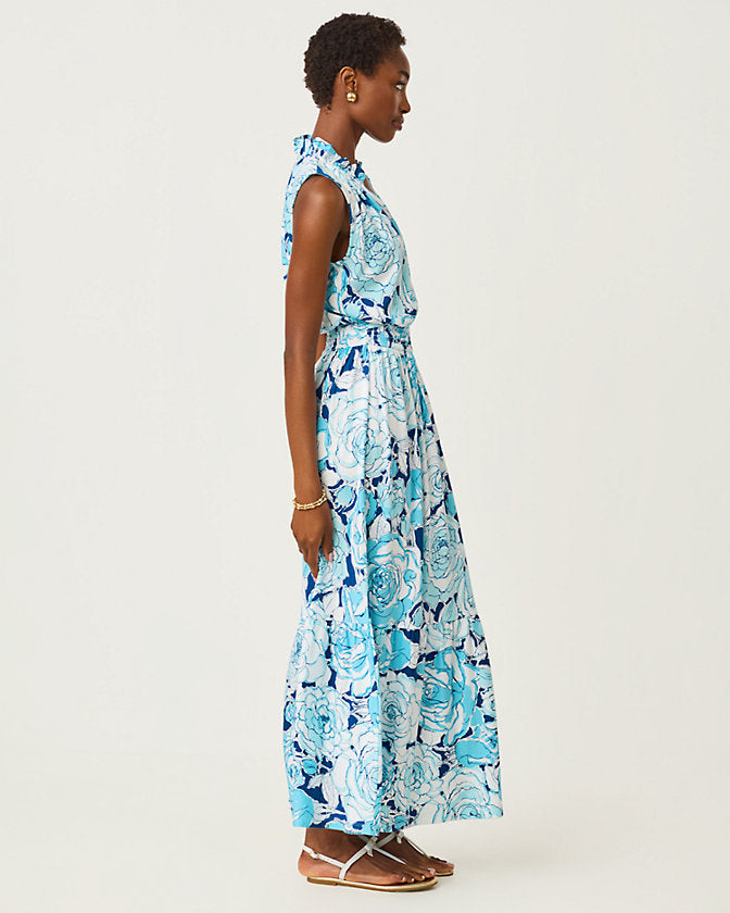 Amiria Maxi Dress - Capri Blue Rosanna