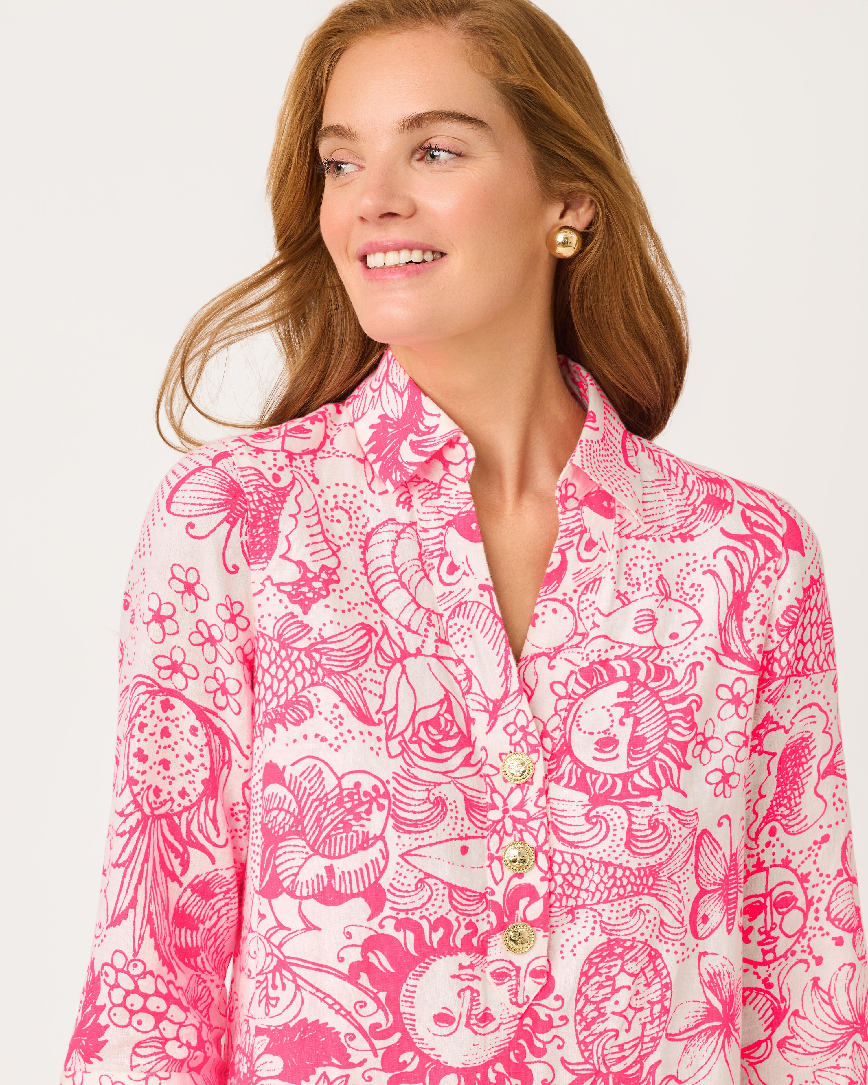 Lilly Pulitzer | Alora Maxi Dress - Cherry Blossom Pink Fleur De Lilly