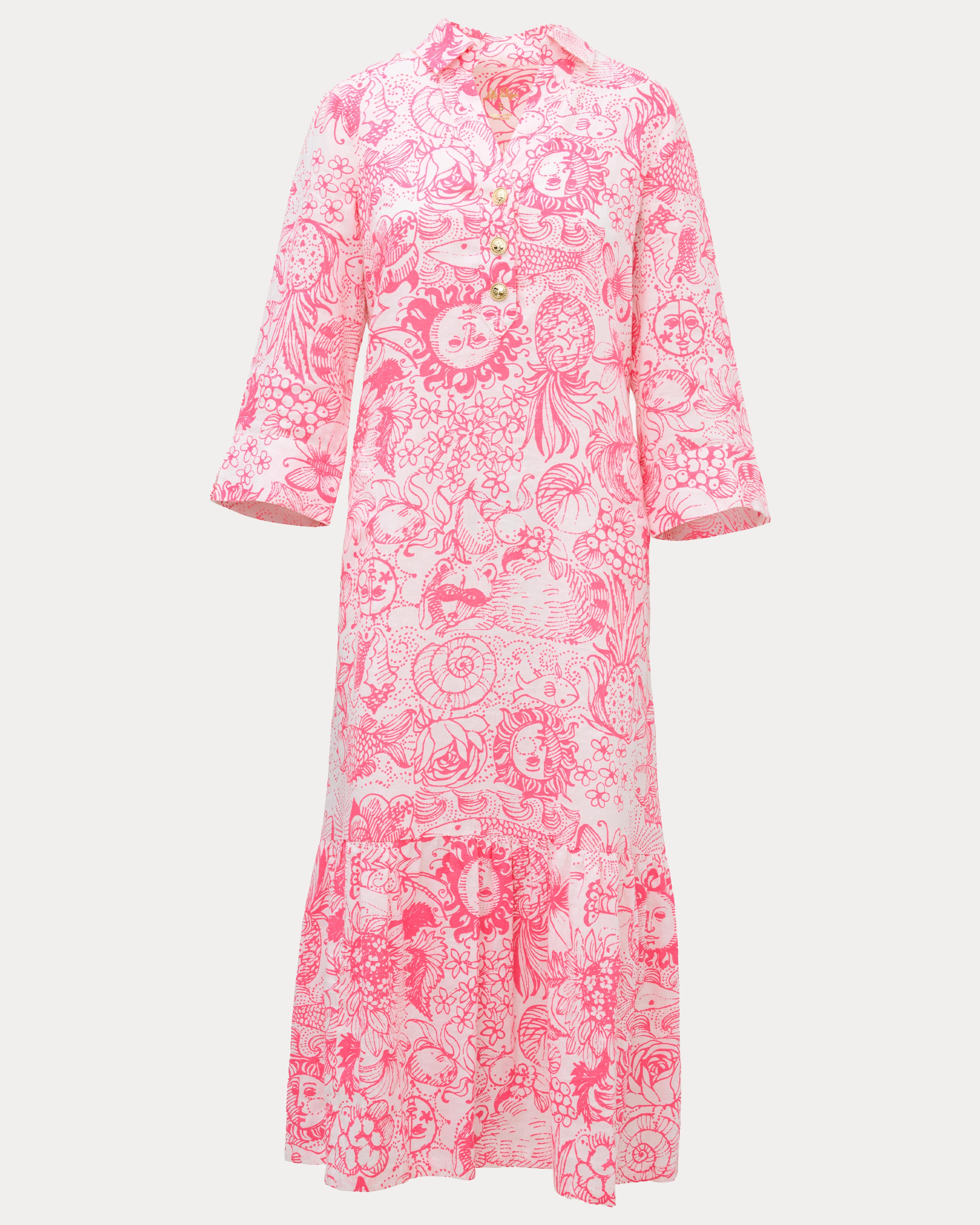 Lilly Pulitzer | Alora Maxi Dress - Cherry Blossom Pink Fleur De Lilly