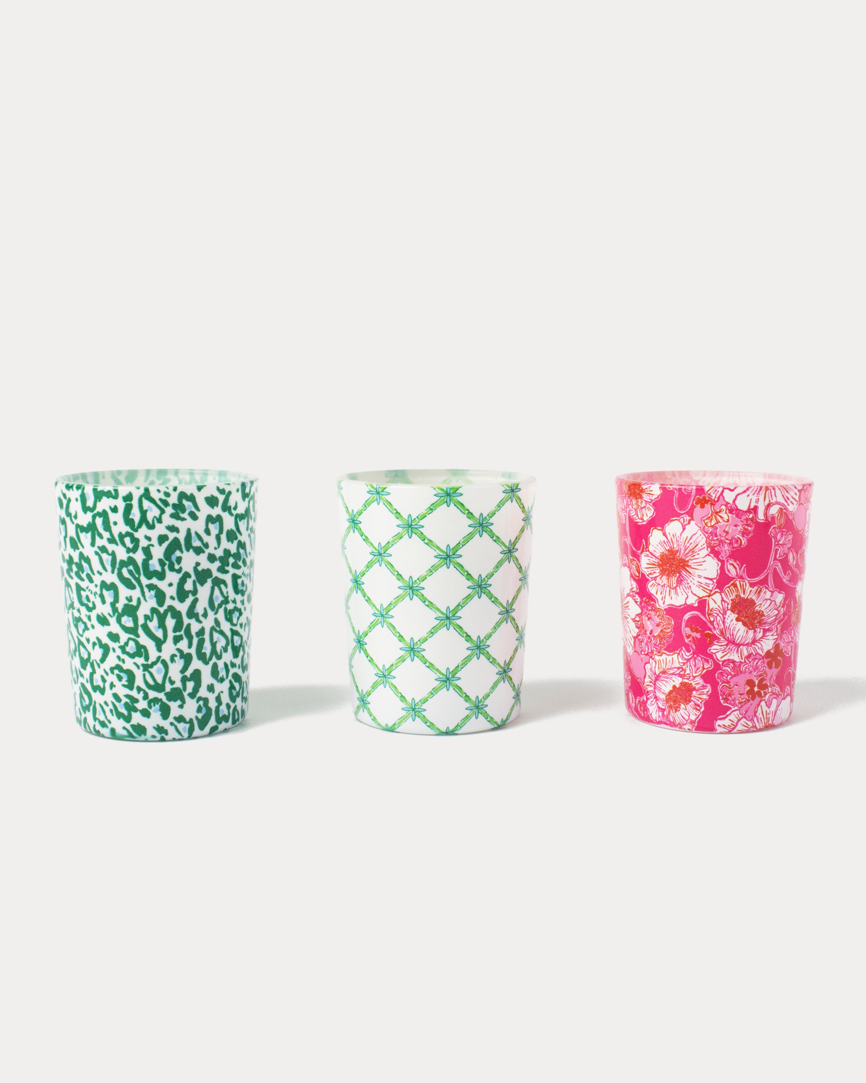 Lilly Pultizer | Votive Candle Set, Glowing Gardens