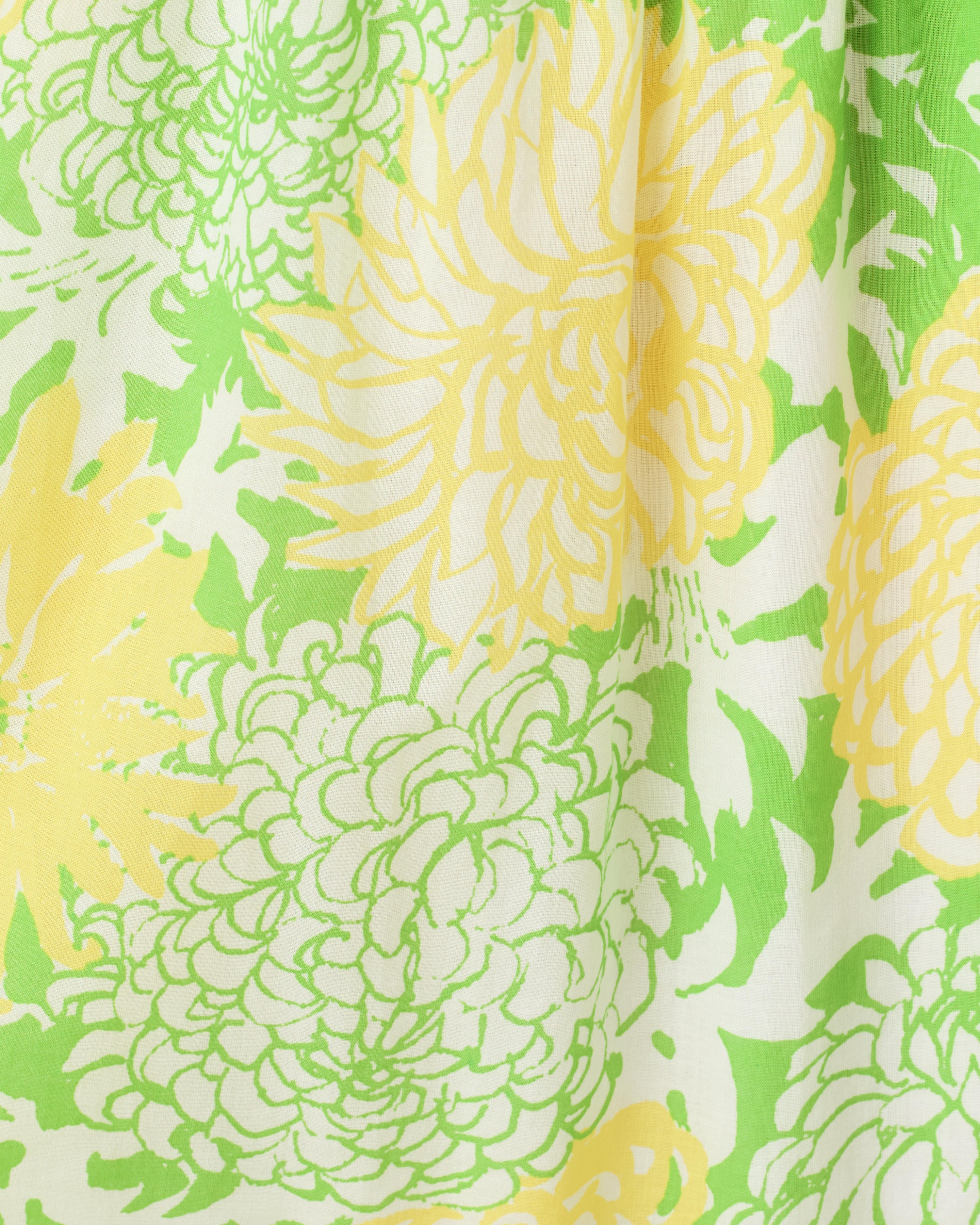 Hadly Short Sleeve Smocked Maxi Dress - Crocodile Green Mumbo Jumbo