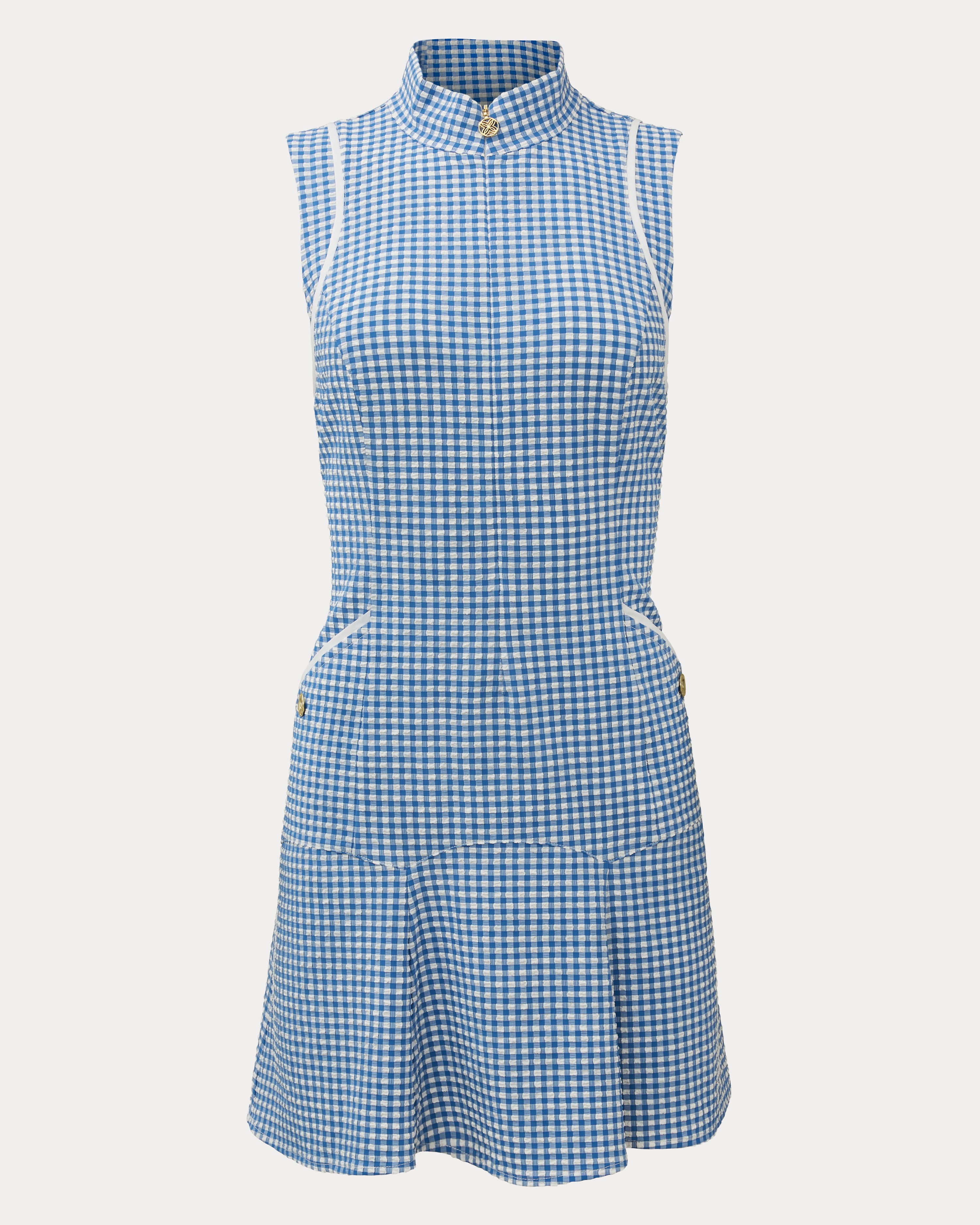 Kathy Upf 50+ Flounce Dress - Starlight Navy Mini Performance