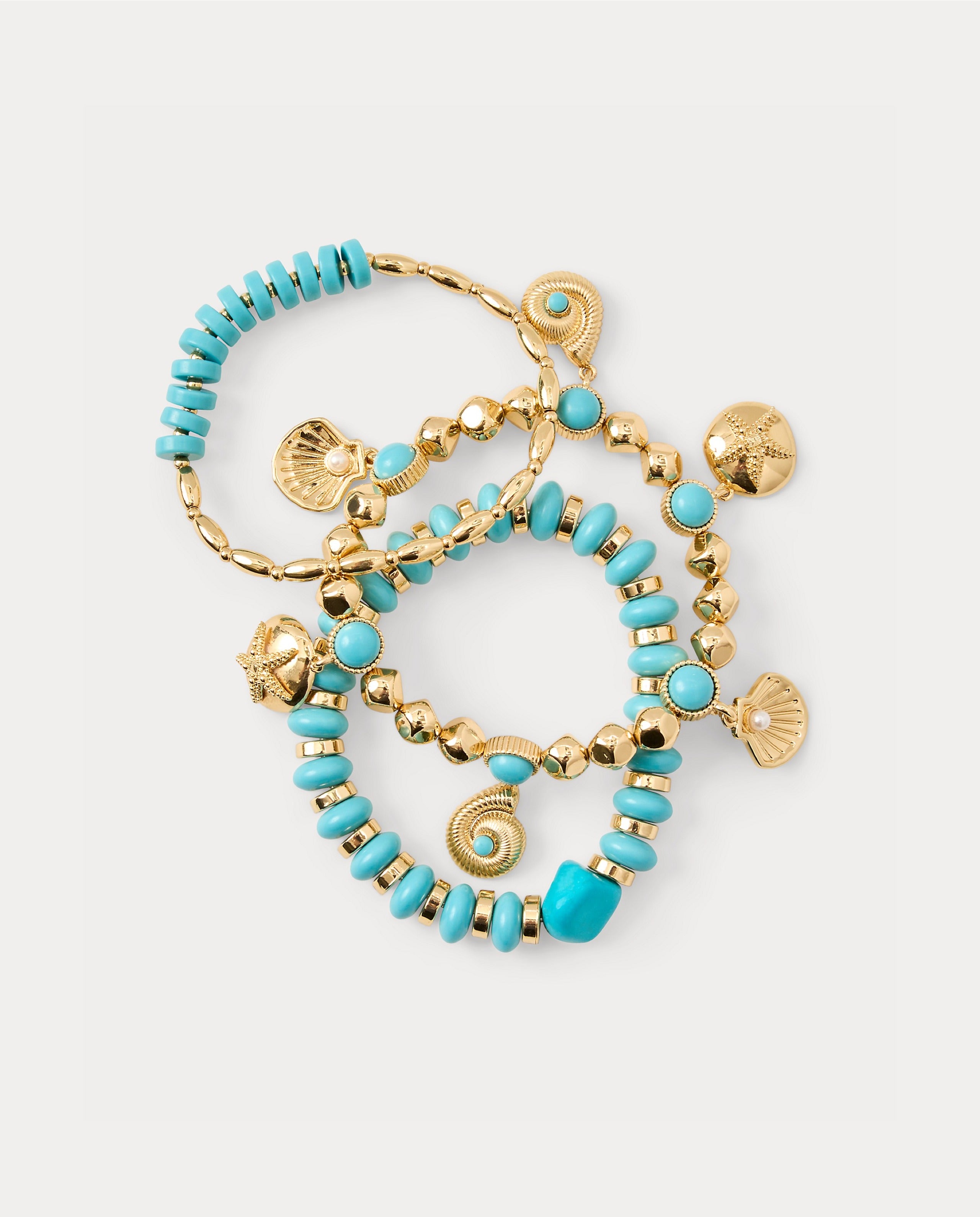 Shell Shine Bracelet Set
