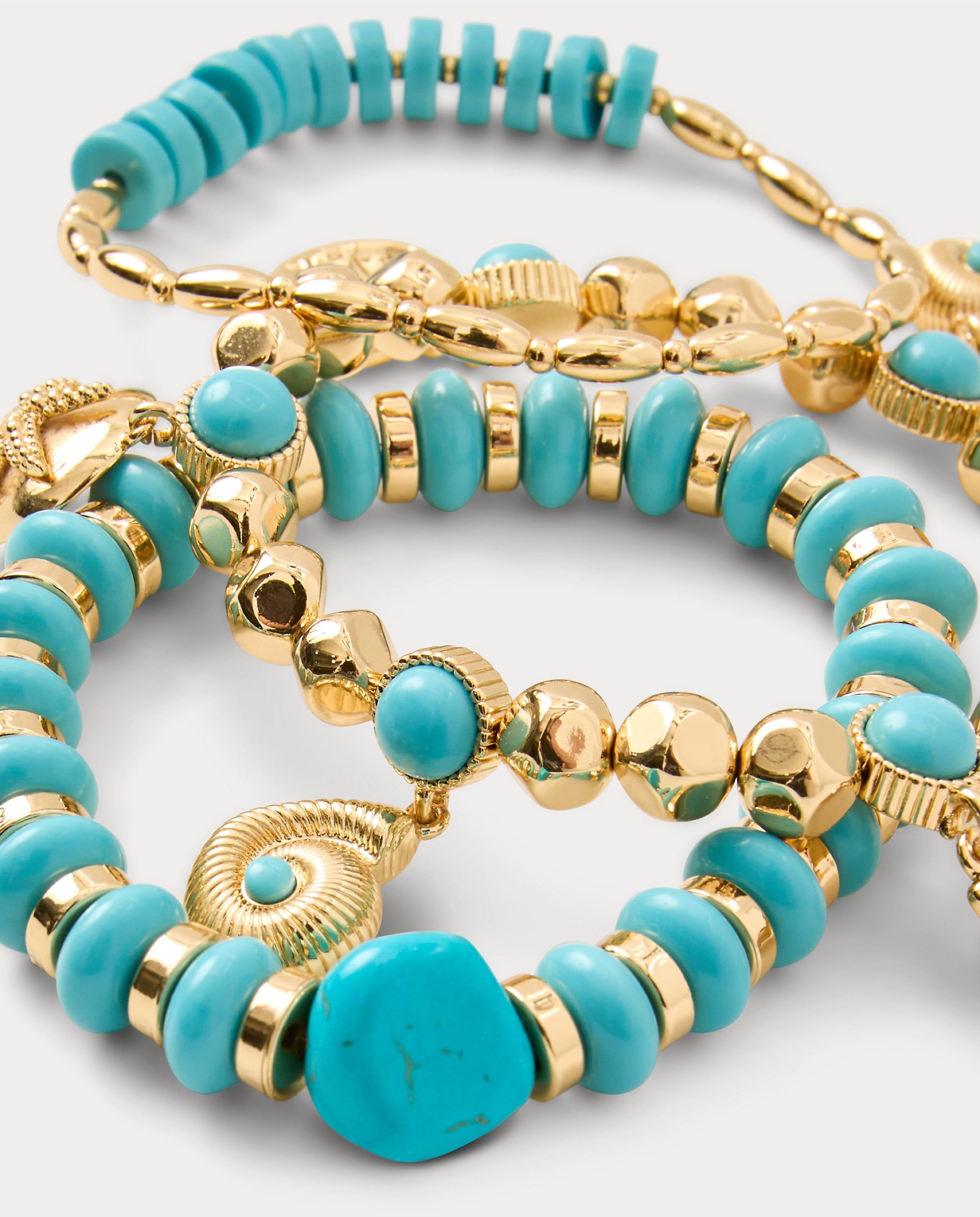 Shell Shine Bracelet Set
