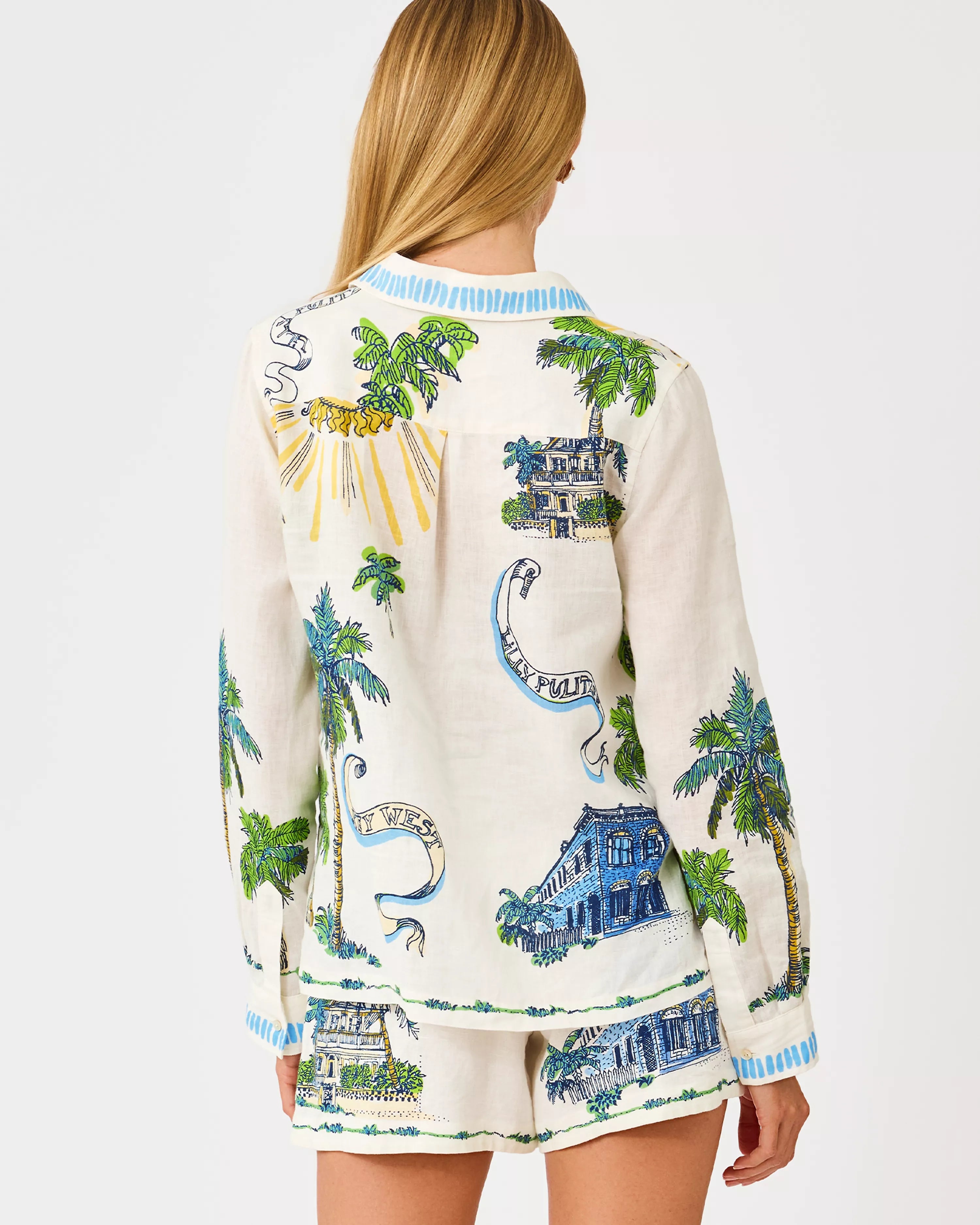 Susana Linen Button Down Shirt