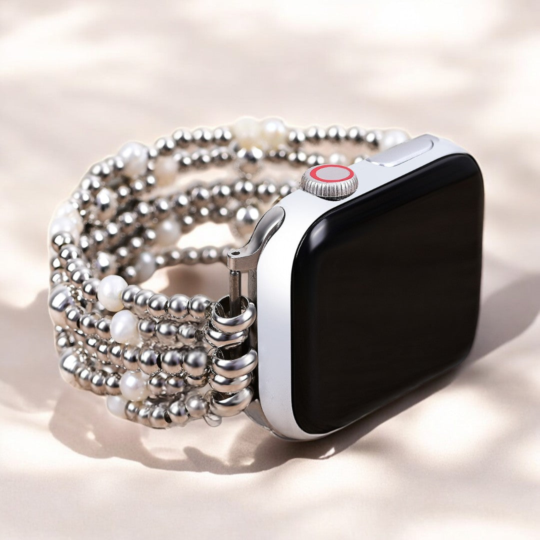 Shimmering Pearl Apple Stretch Band