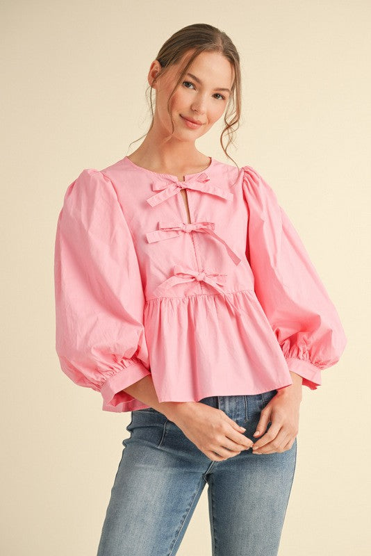 Cloister Collection | Bows Shirt Solid