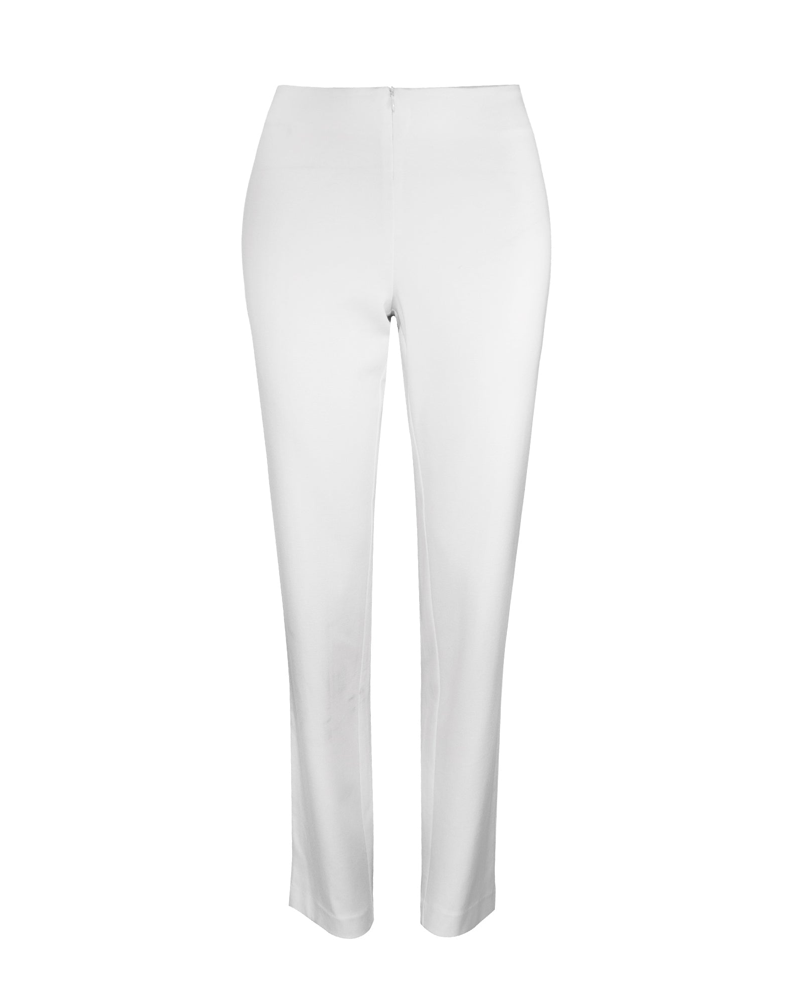 White pants on a white background