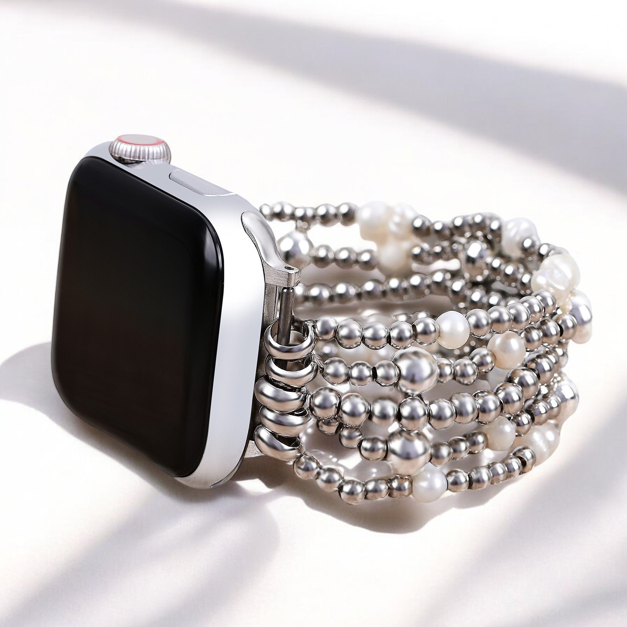 Shimmering Pearl Apple Stretch Band
