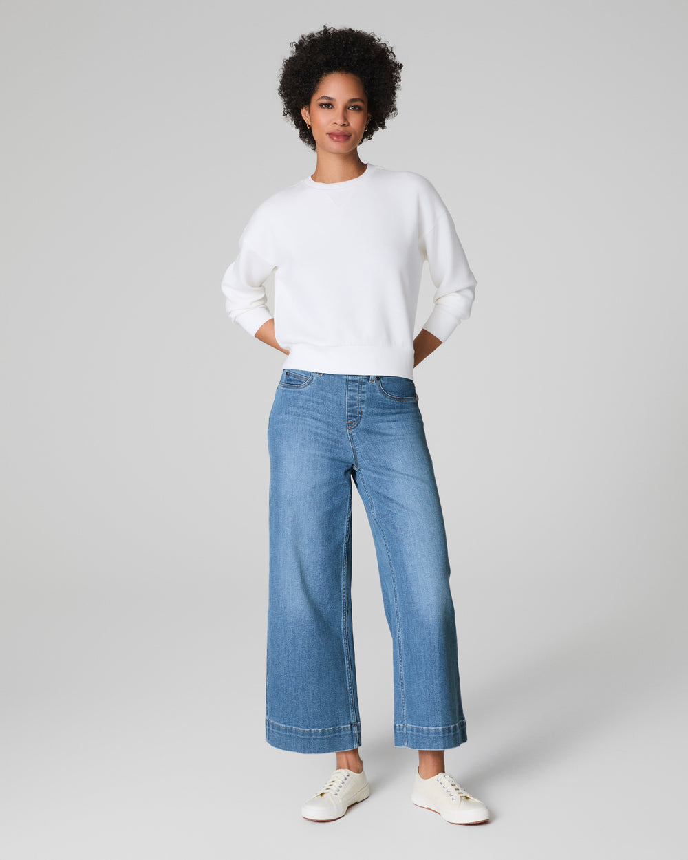 Spanx | Pull on Crop Wide Leg