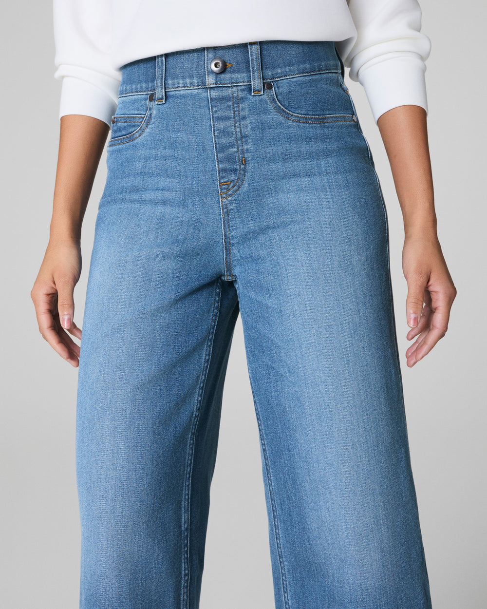 Pull on Crop Wide Leg