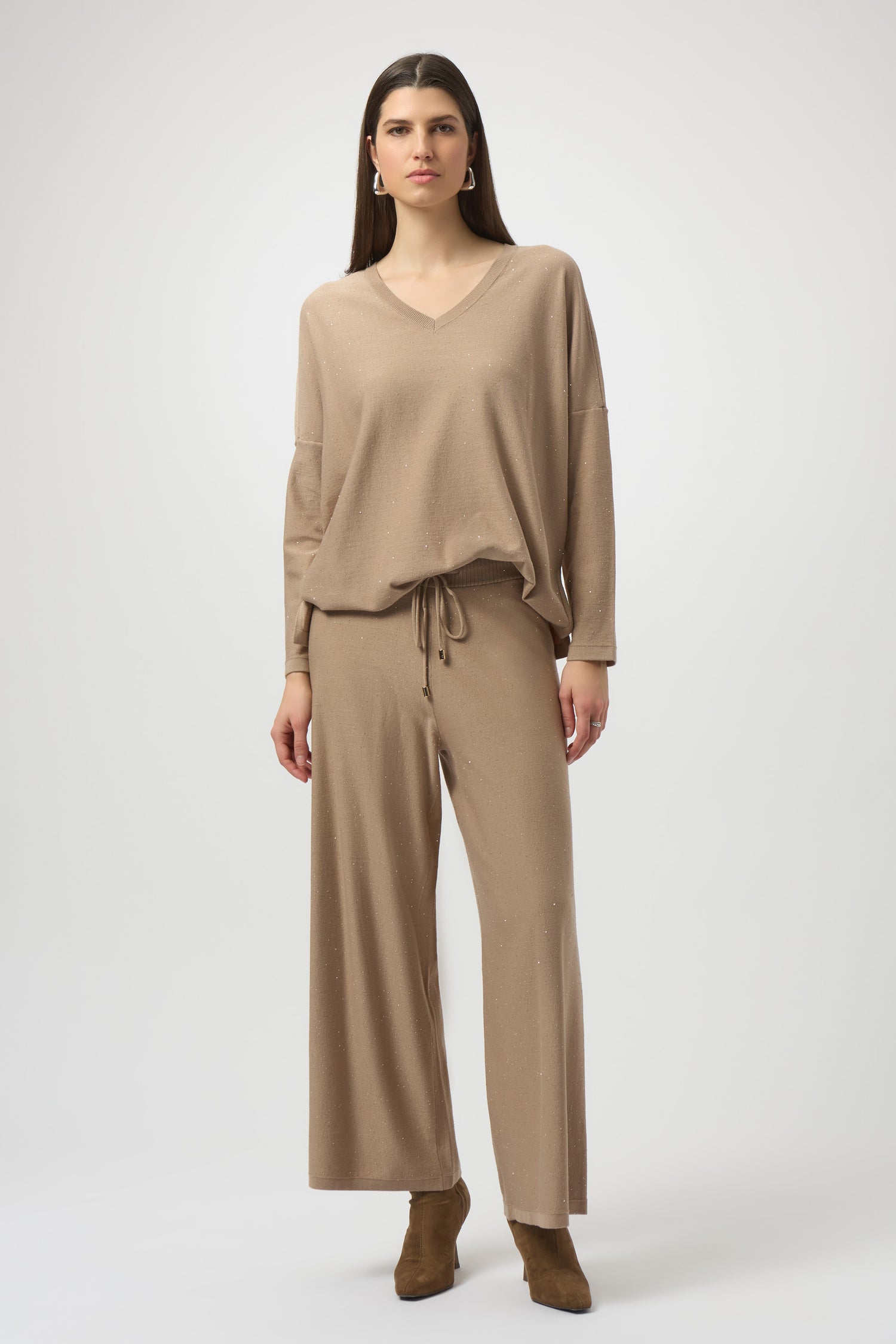 Joseph Ribkoff | Sequined Knit Boxy Top