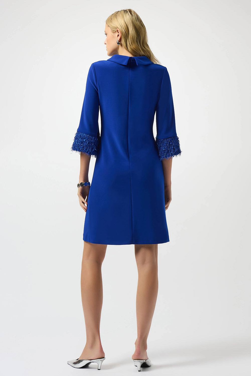 Joseph Ribkoff | Mini Shift Dress With Fringe