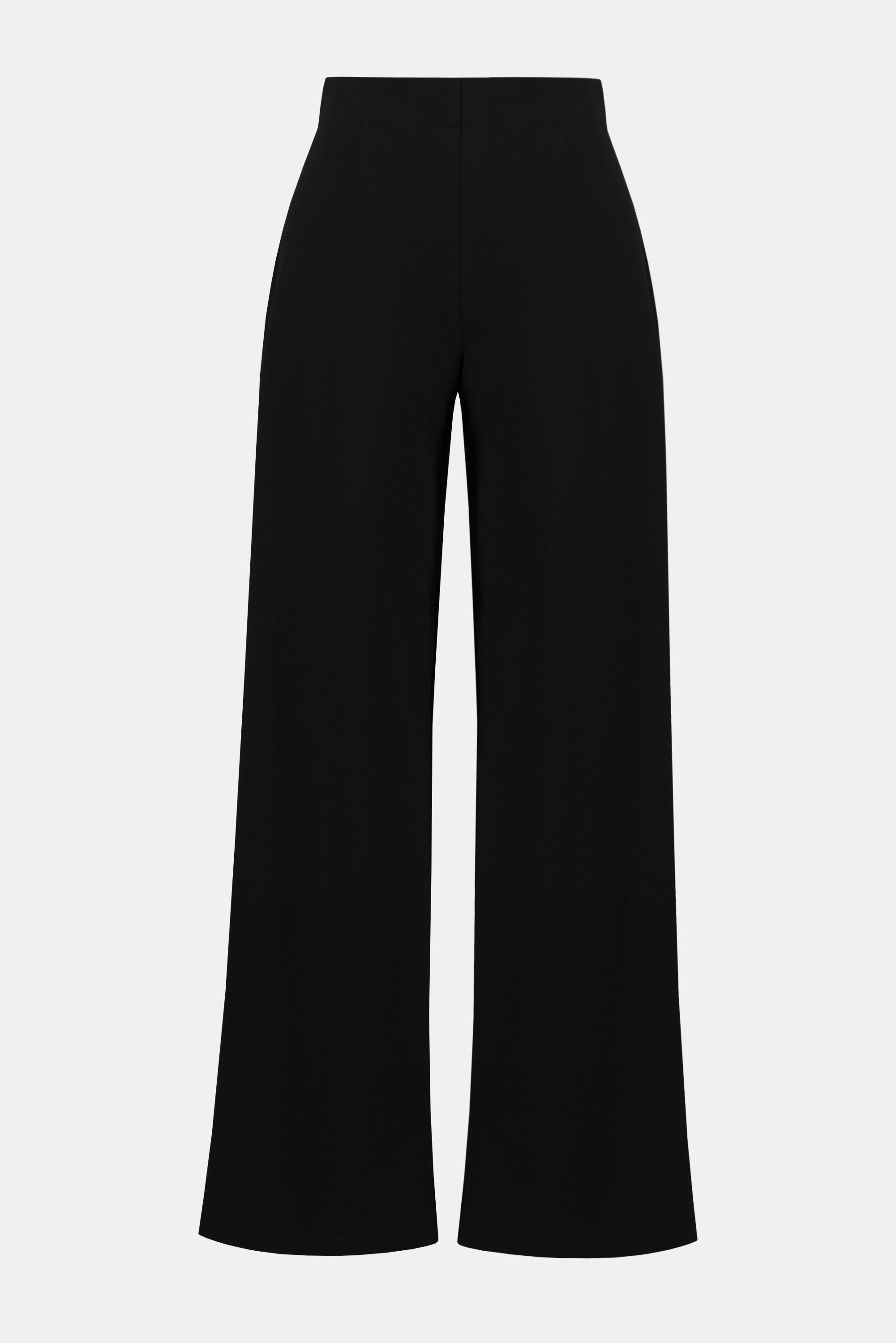 Joseph Ribkoff | Full-length Wide Leg Pull-on Pants - Black