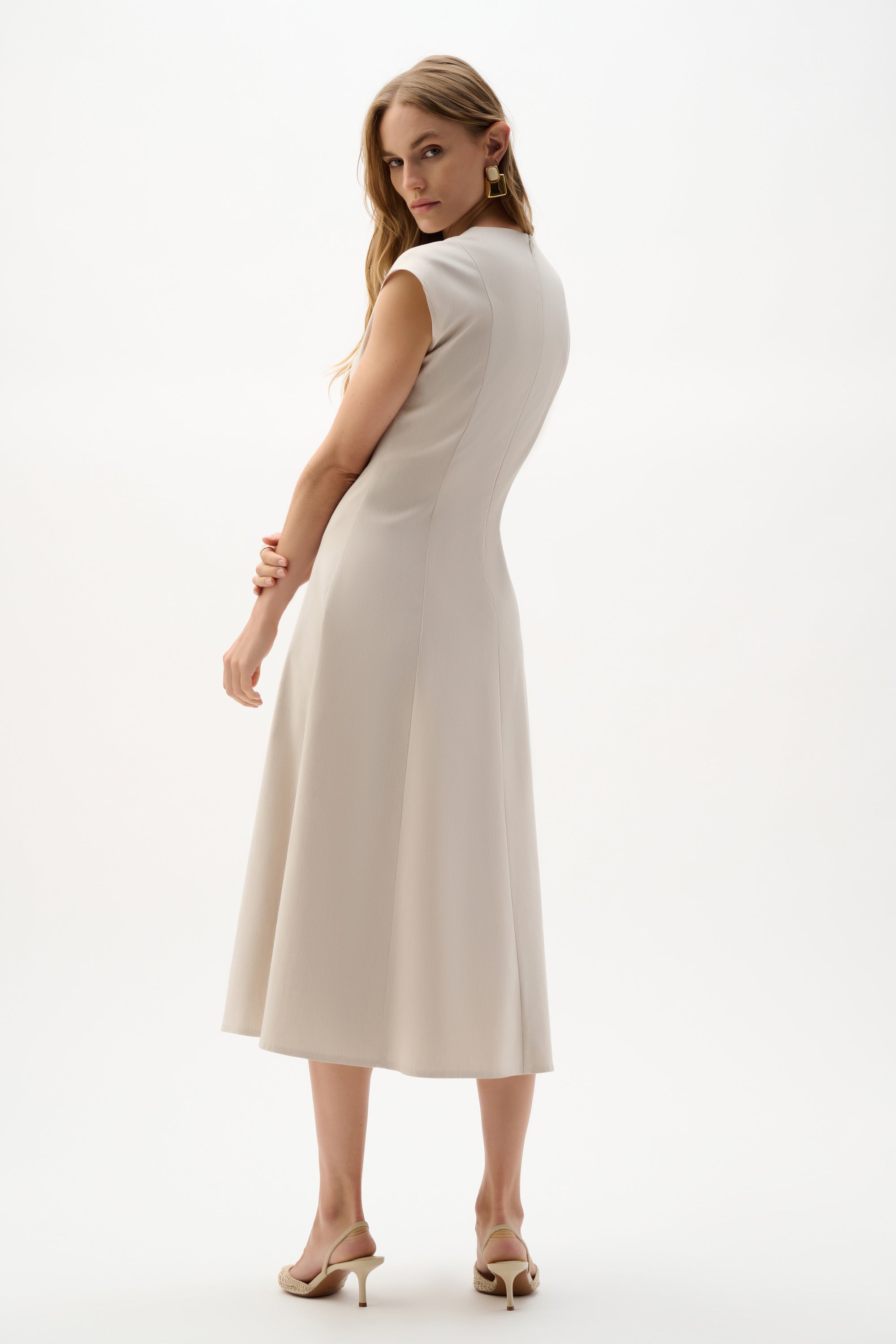 Sleeveless Fit & Flare Dress