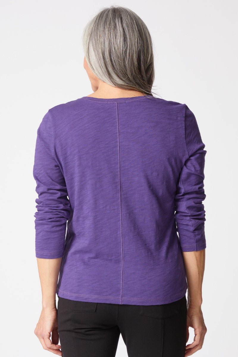 Habitat | Cotton Pebble Longsleeve Coverstitch