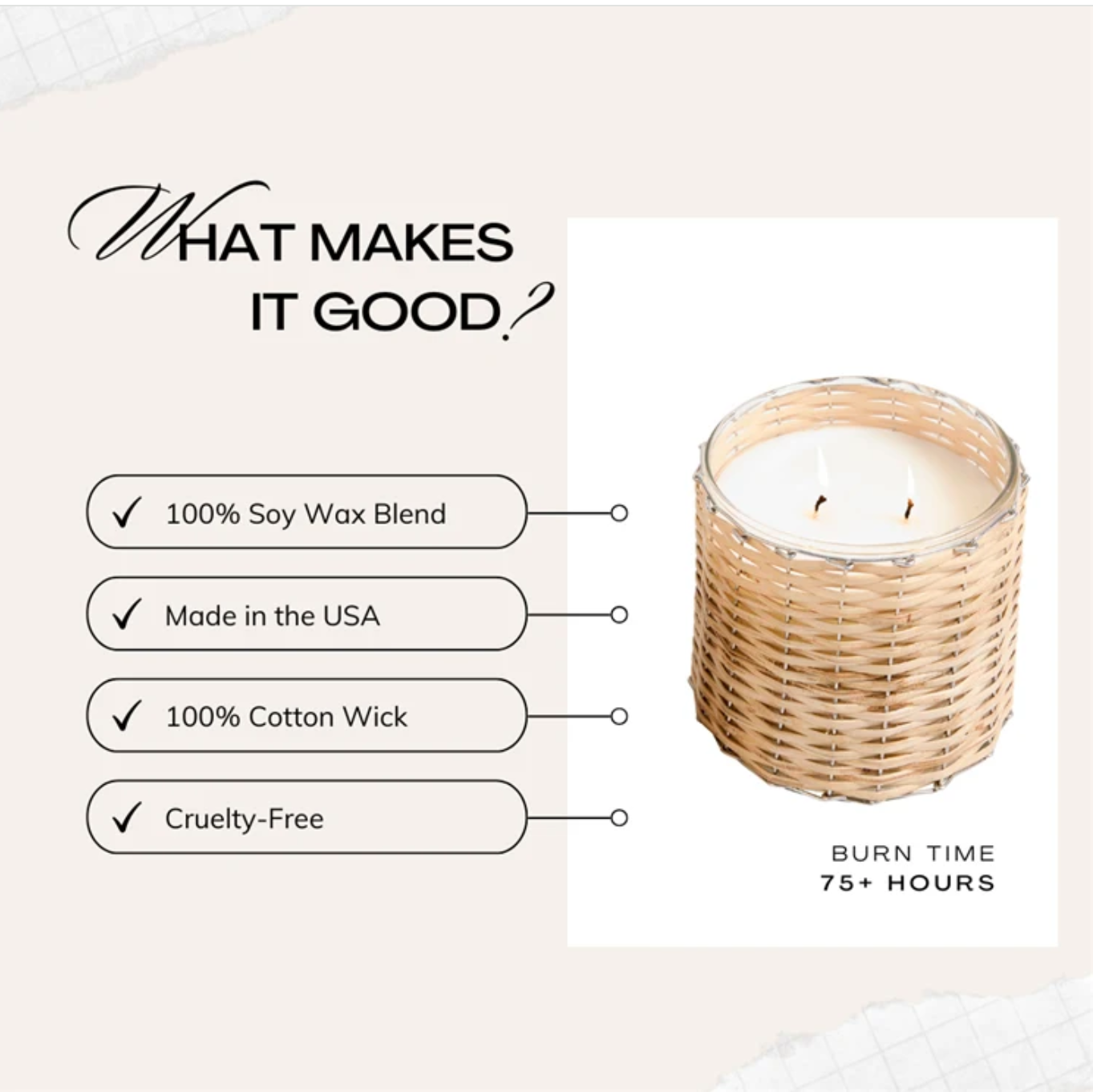 Field + Fleur | 2 Wick Candle Beach Wood