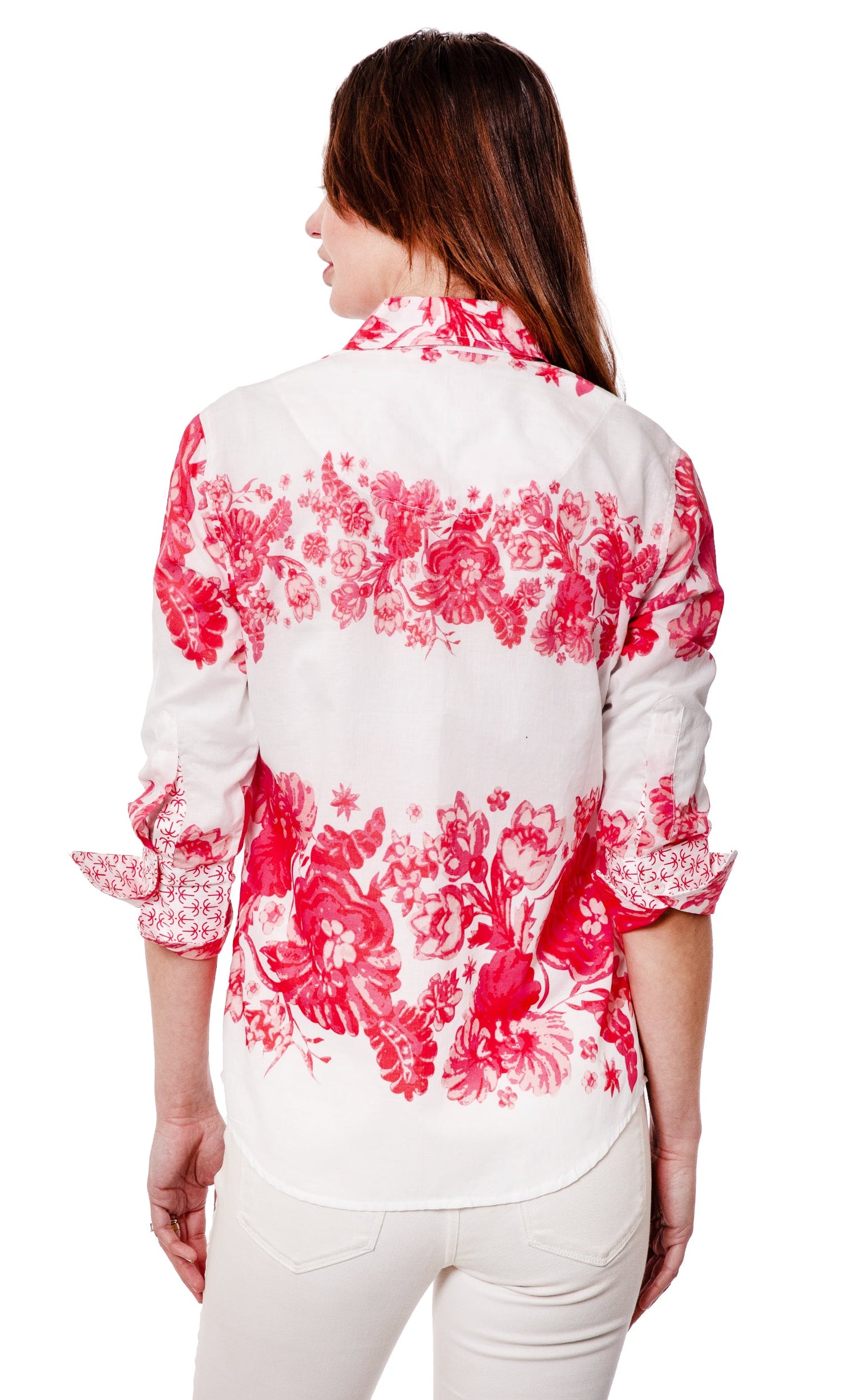 Rome 3/4 Sleeve Pink Floral
