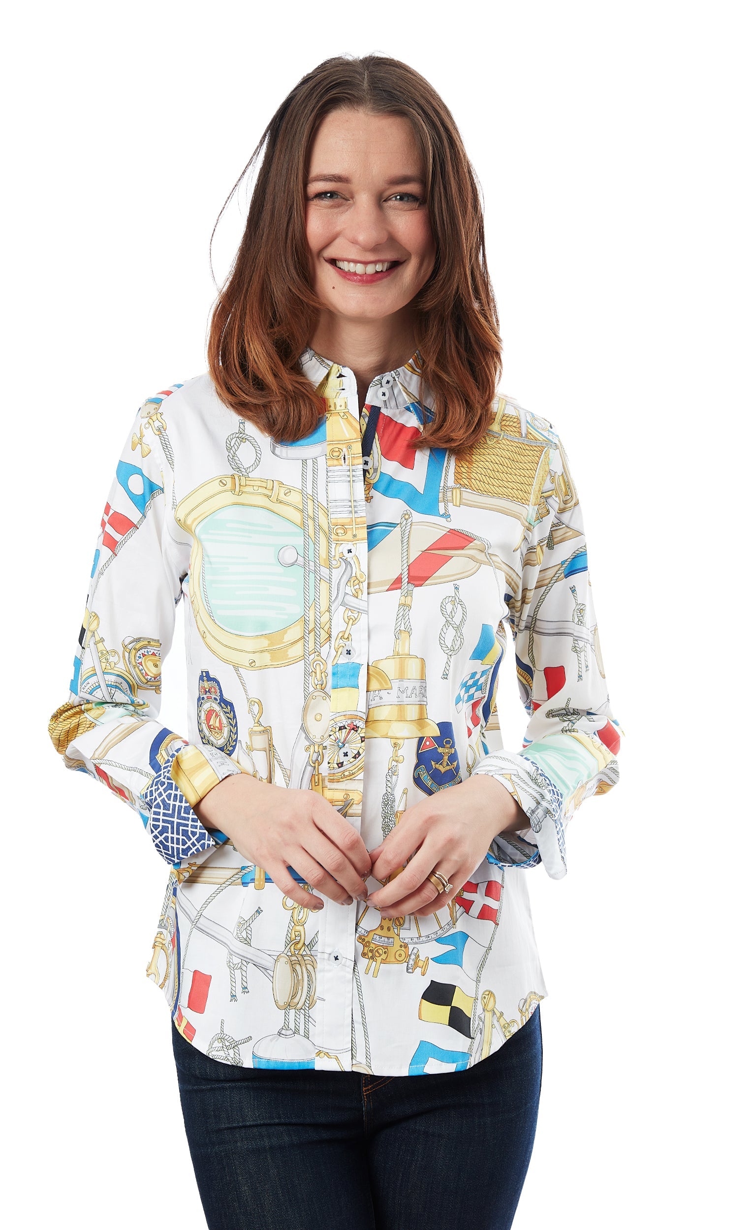 Rome Shirt Nautical Print