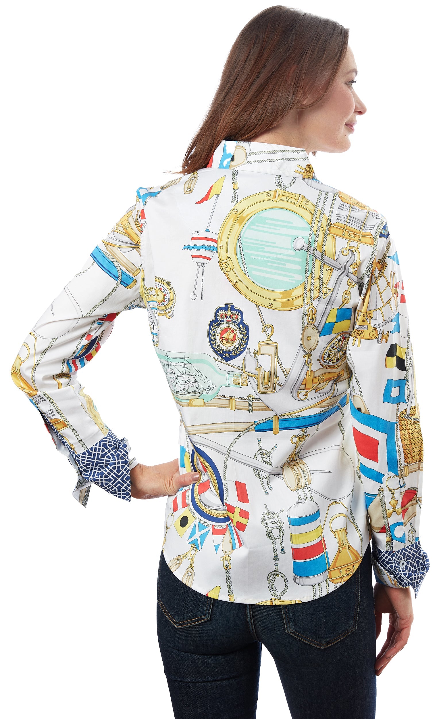 Rome Shirt Nautical Print